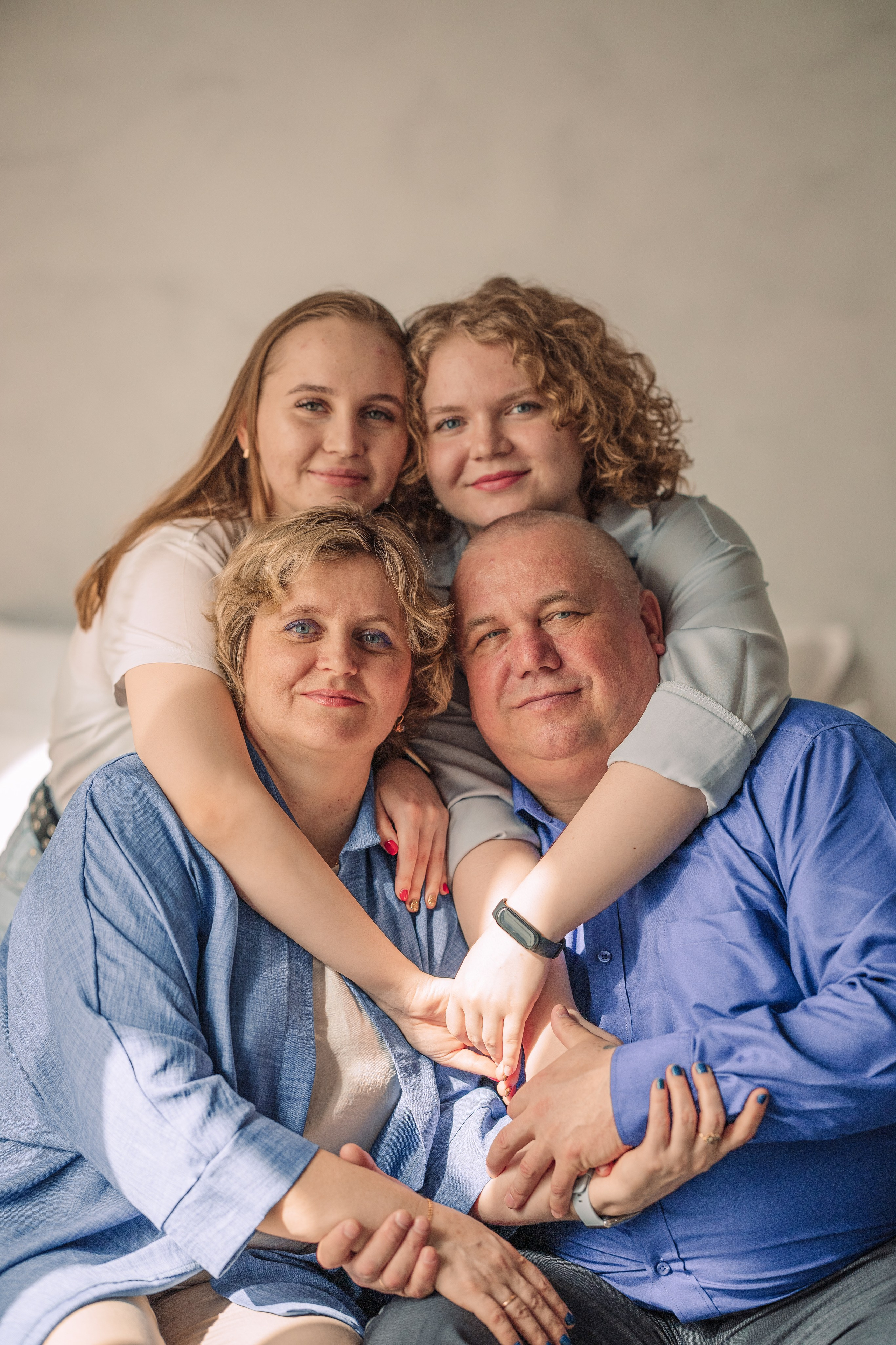 Семейная съемка в студии. Фотограф в Казани Ольга Яшина