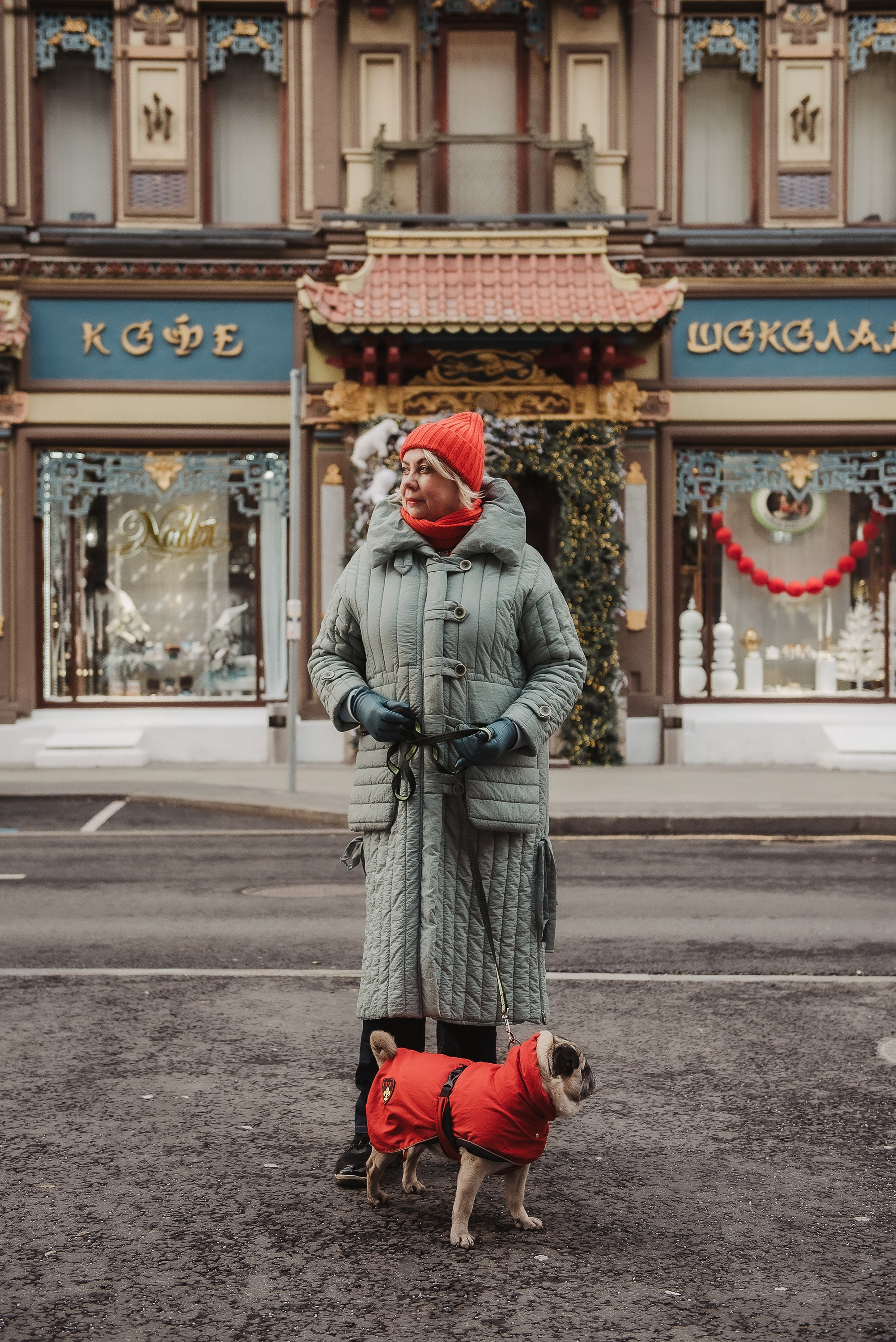 Ольга и Потапум. Прогулка к чайному дому. Семейный Фотограф в Москве Ирина Хохлова