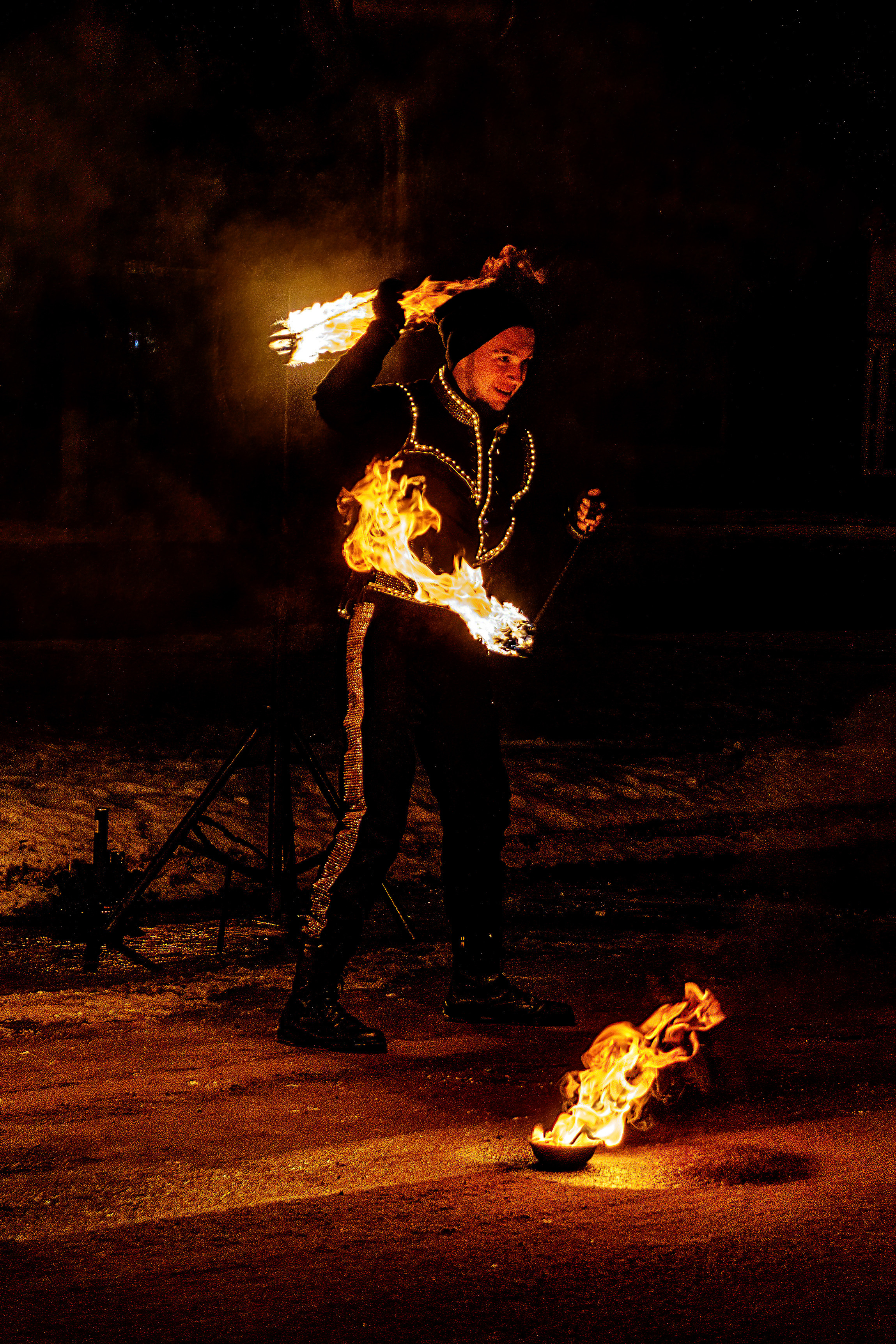 Огненное шоу. Фотограф в РФ и ЛНР Юлия Федосеева