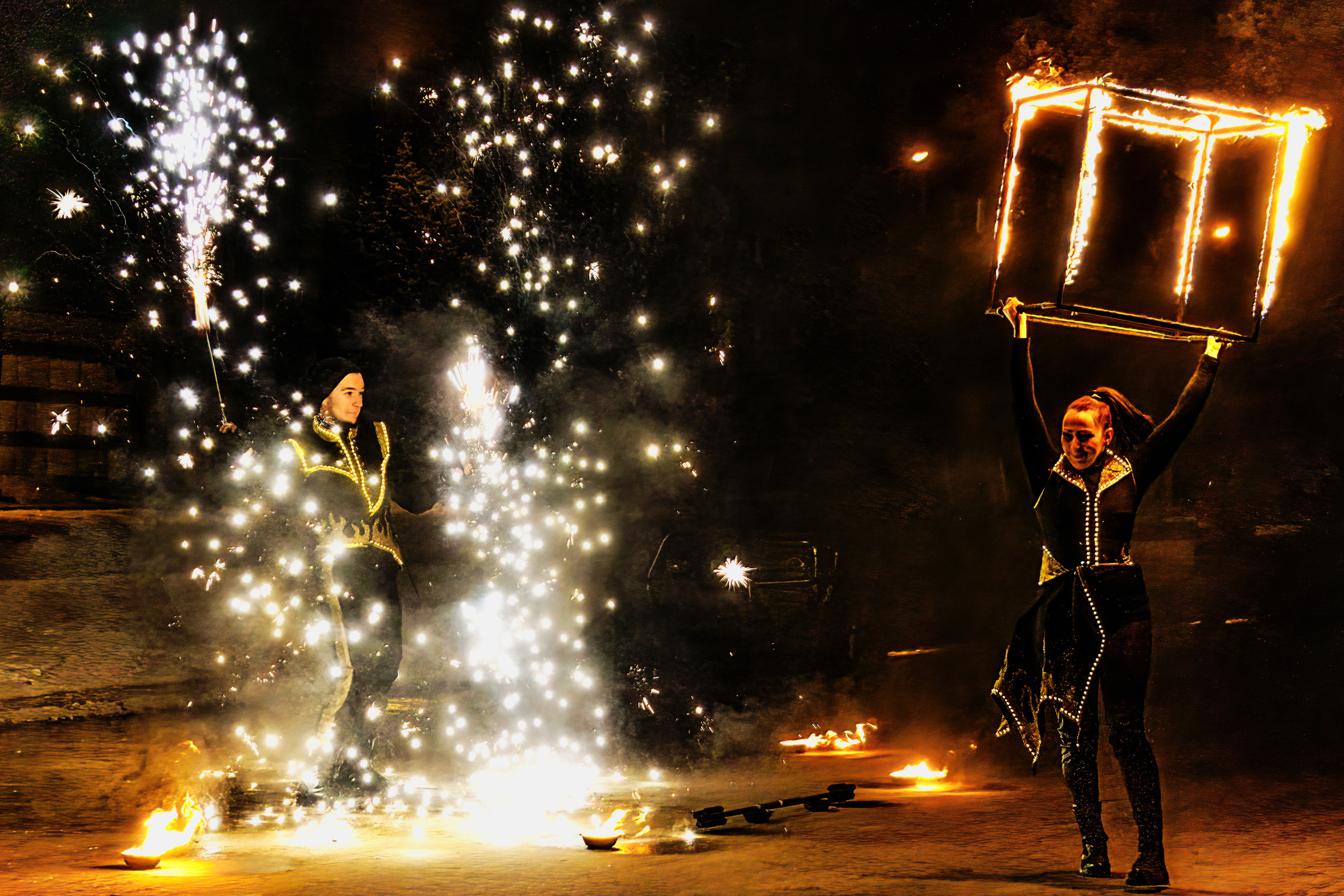 Огненное шоу. Фотограф в РФ и ЛНР Юлия Федосеева