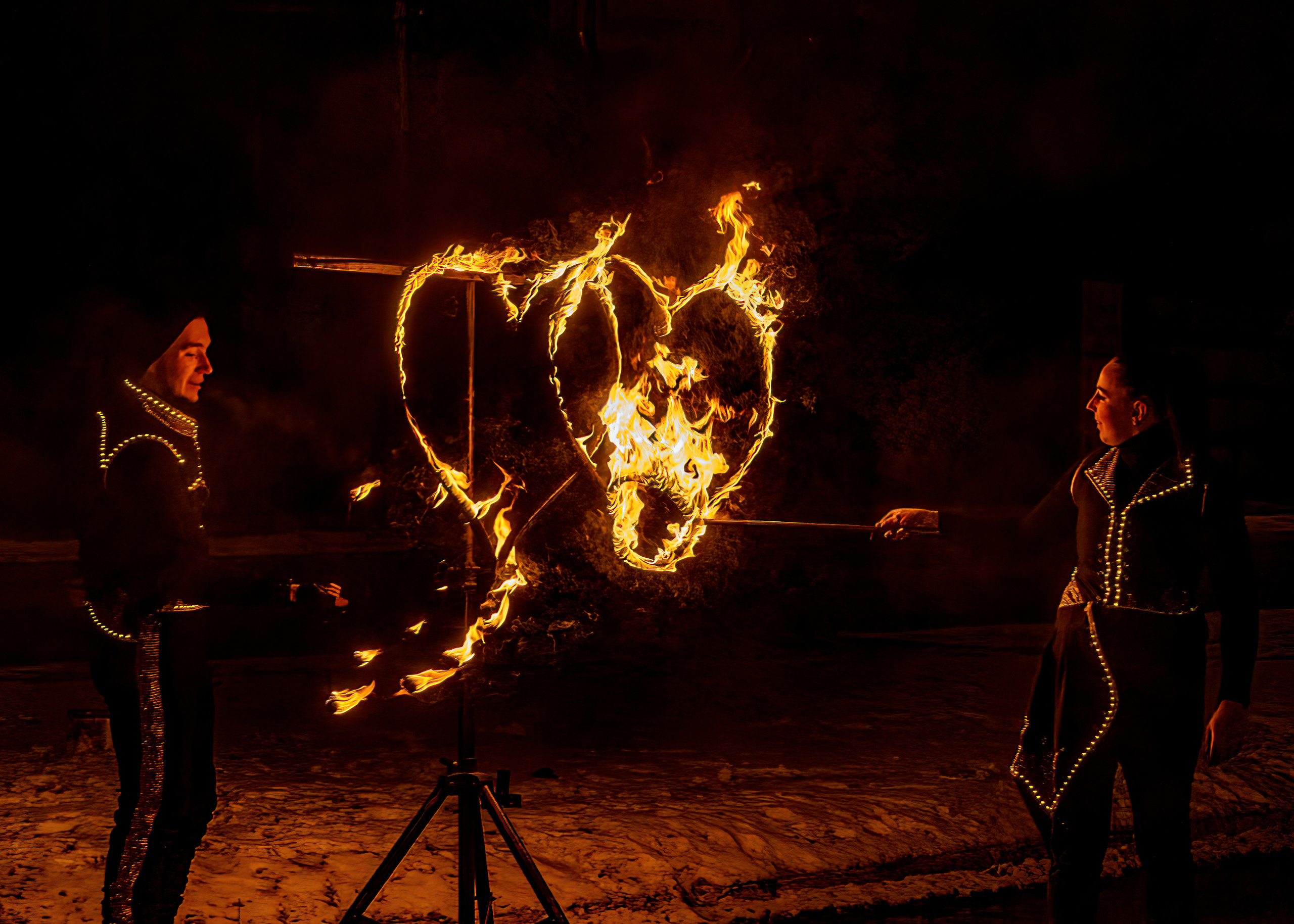 Огненное шоу. Фотограф в РФ и ЛНР Юлия Федосеева