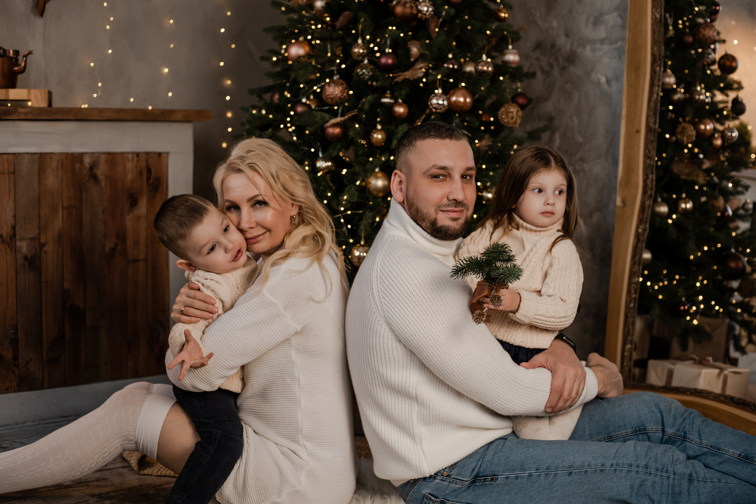 Новый год с крольчатами. Фотограф Алина Филимонова Тверь