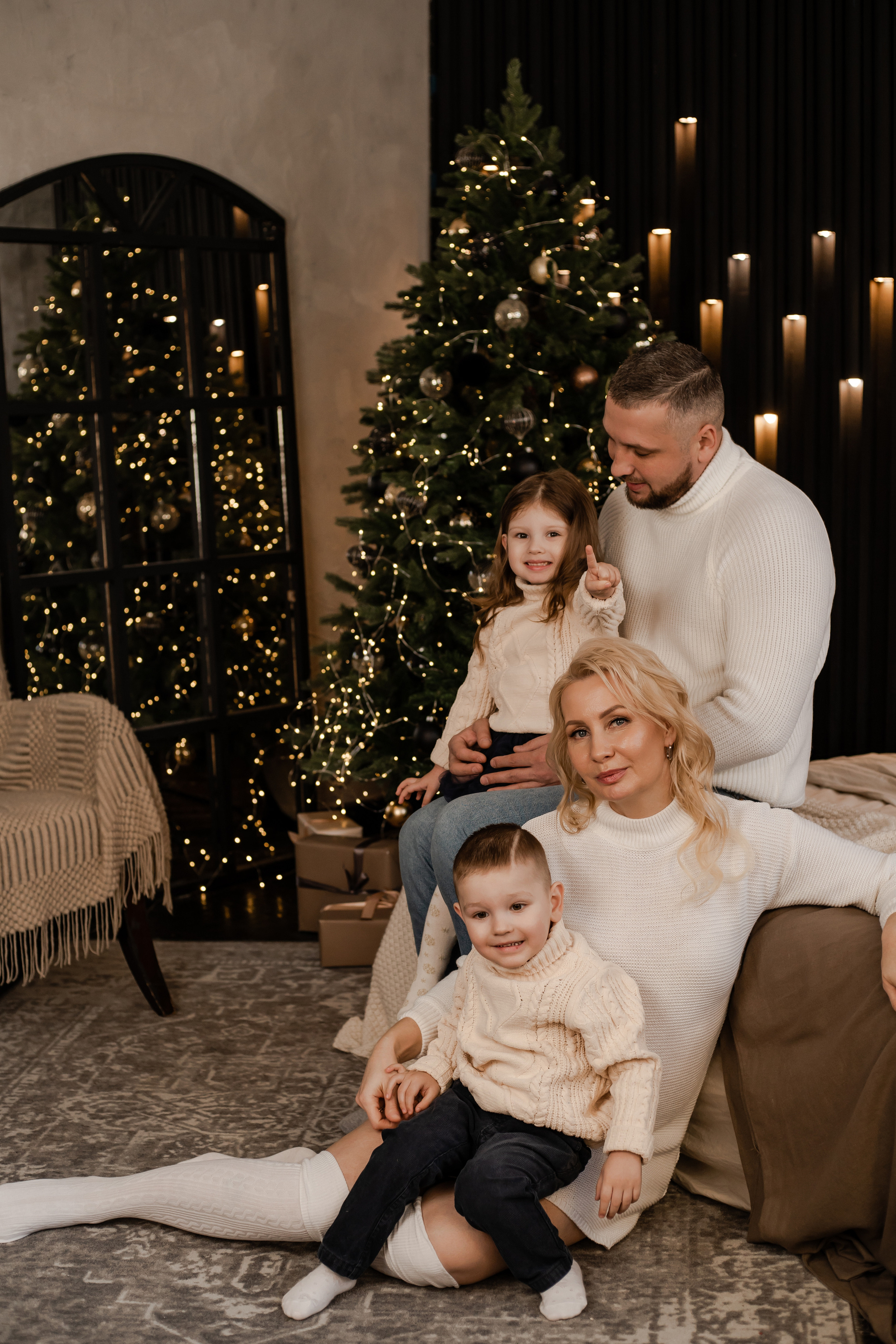 Новый год с крольчатами. Фотограф Алина Филимонова Тверь