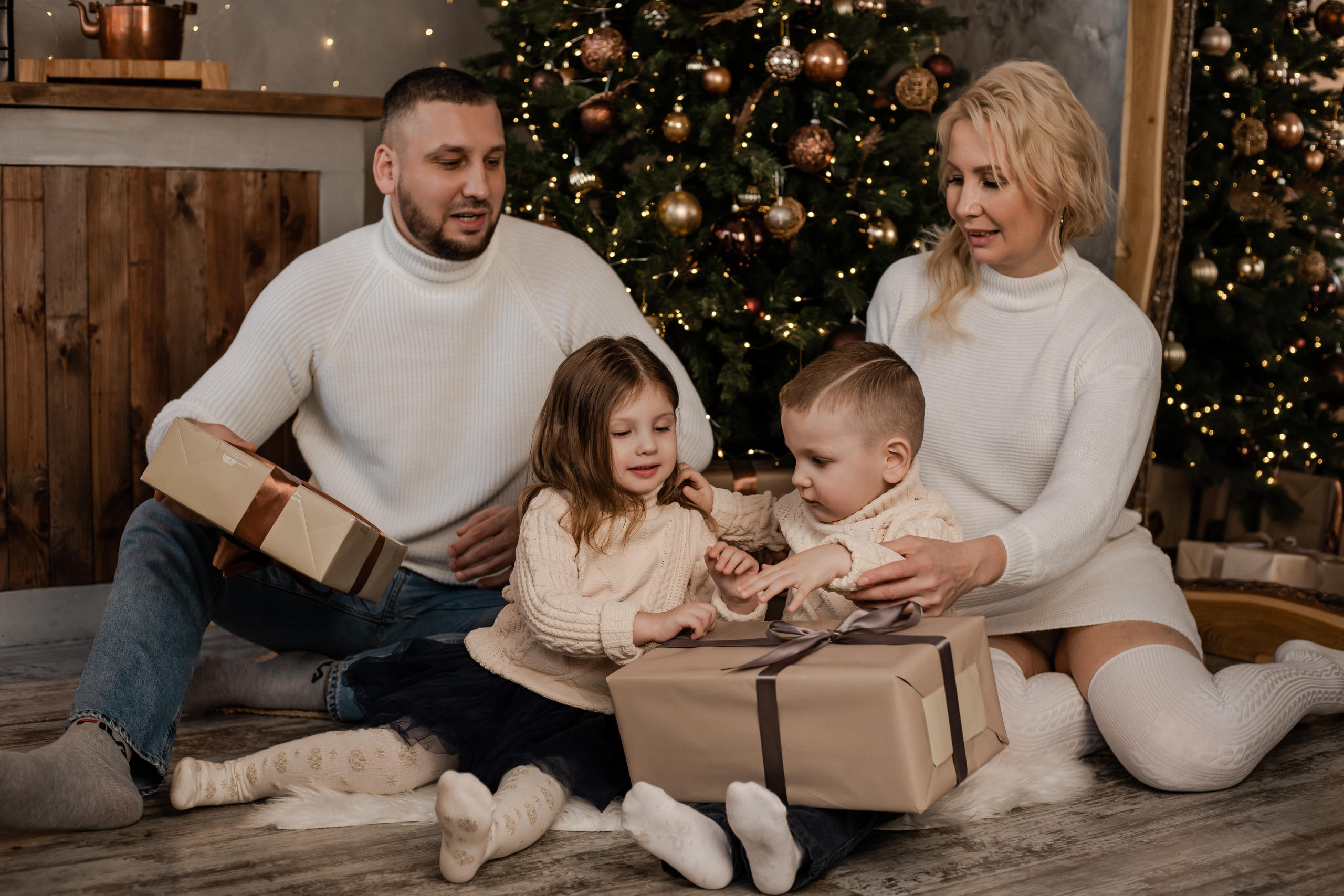 Новый год с крольчатами. Фотограф Алина Филимонова Тверь