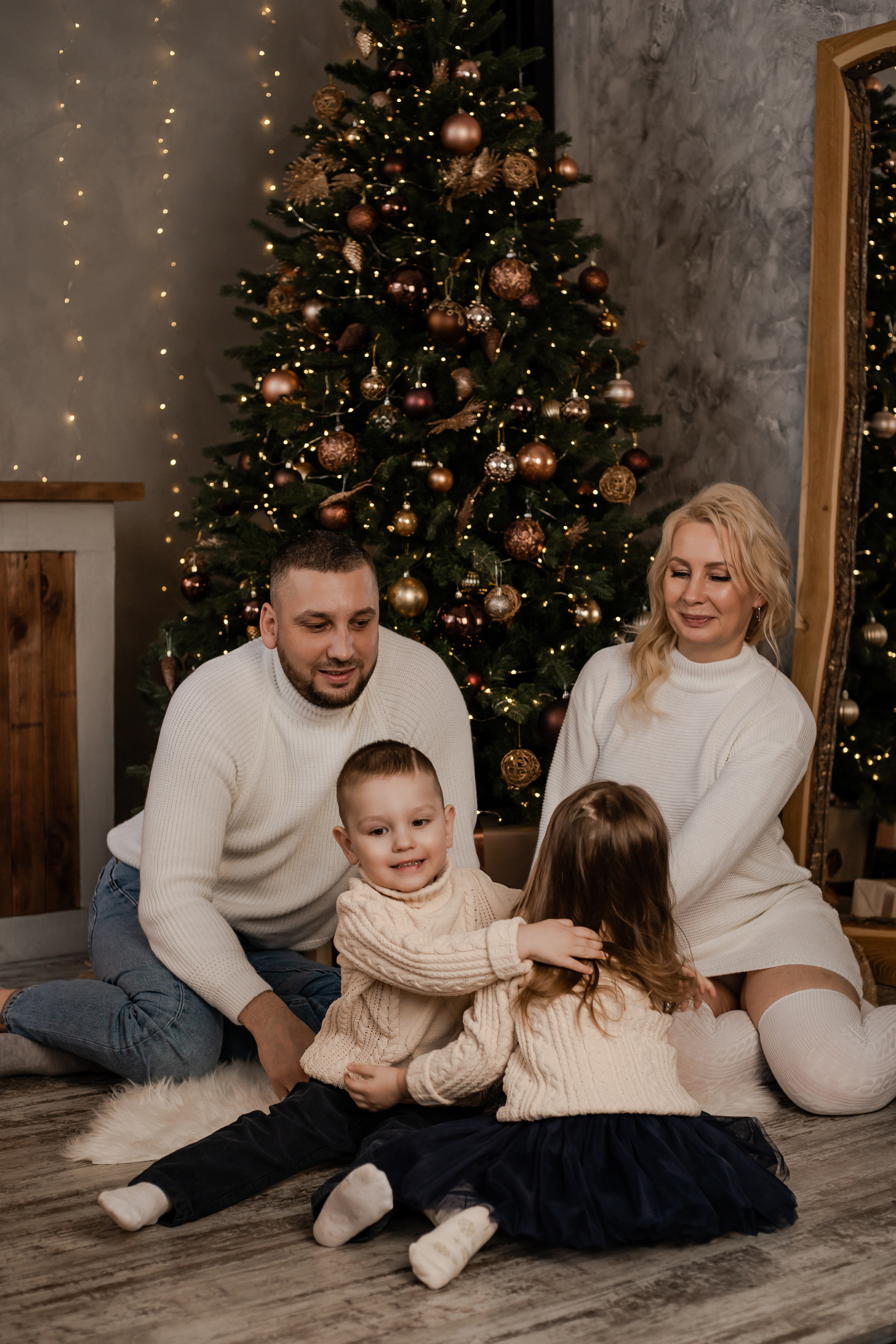 Новый год с крольчатами. Фотограф Алина Филимонова Тверь