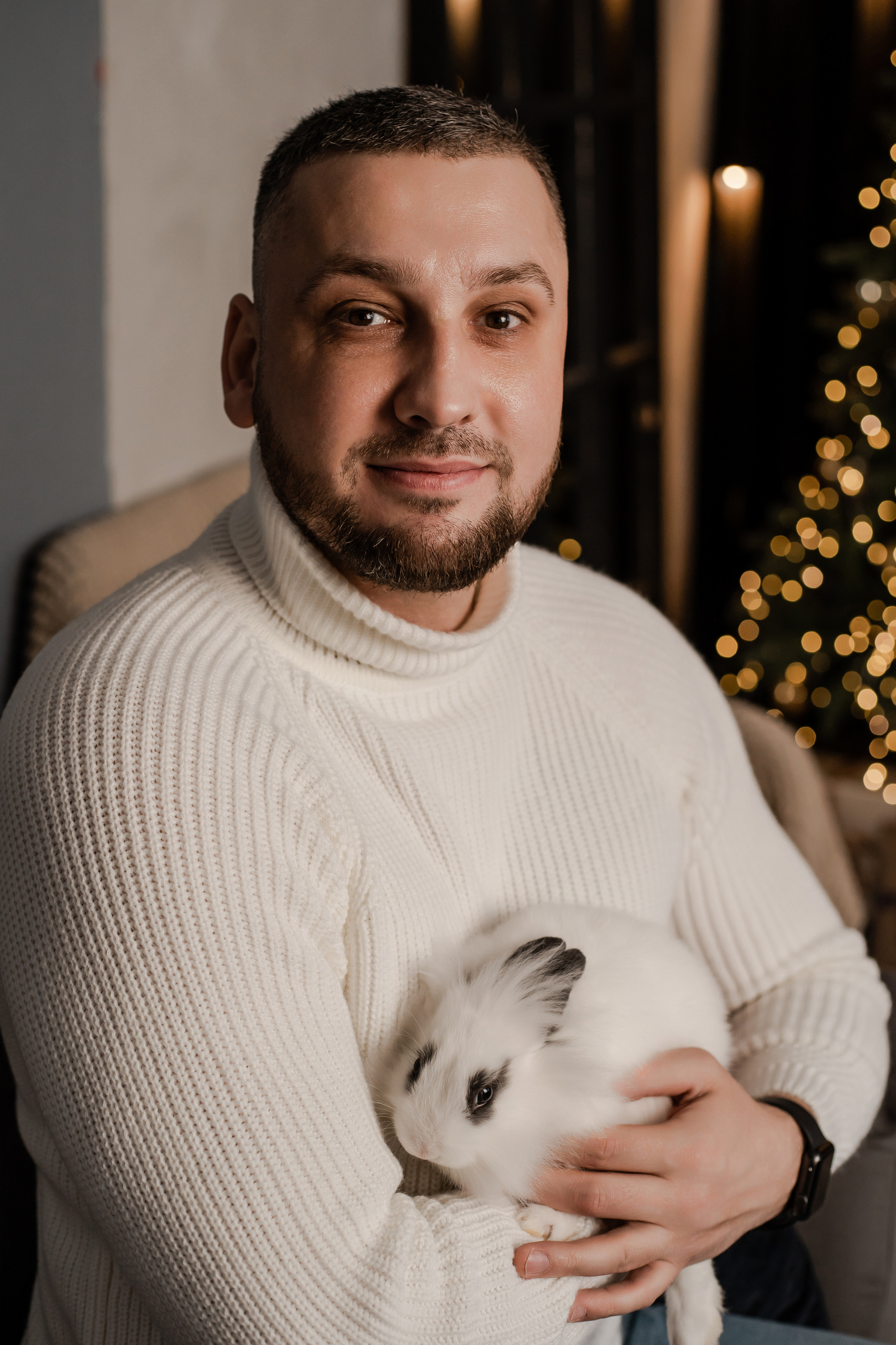 Новый год с крольчатами. Фотограф Алина Филимонова Тверь