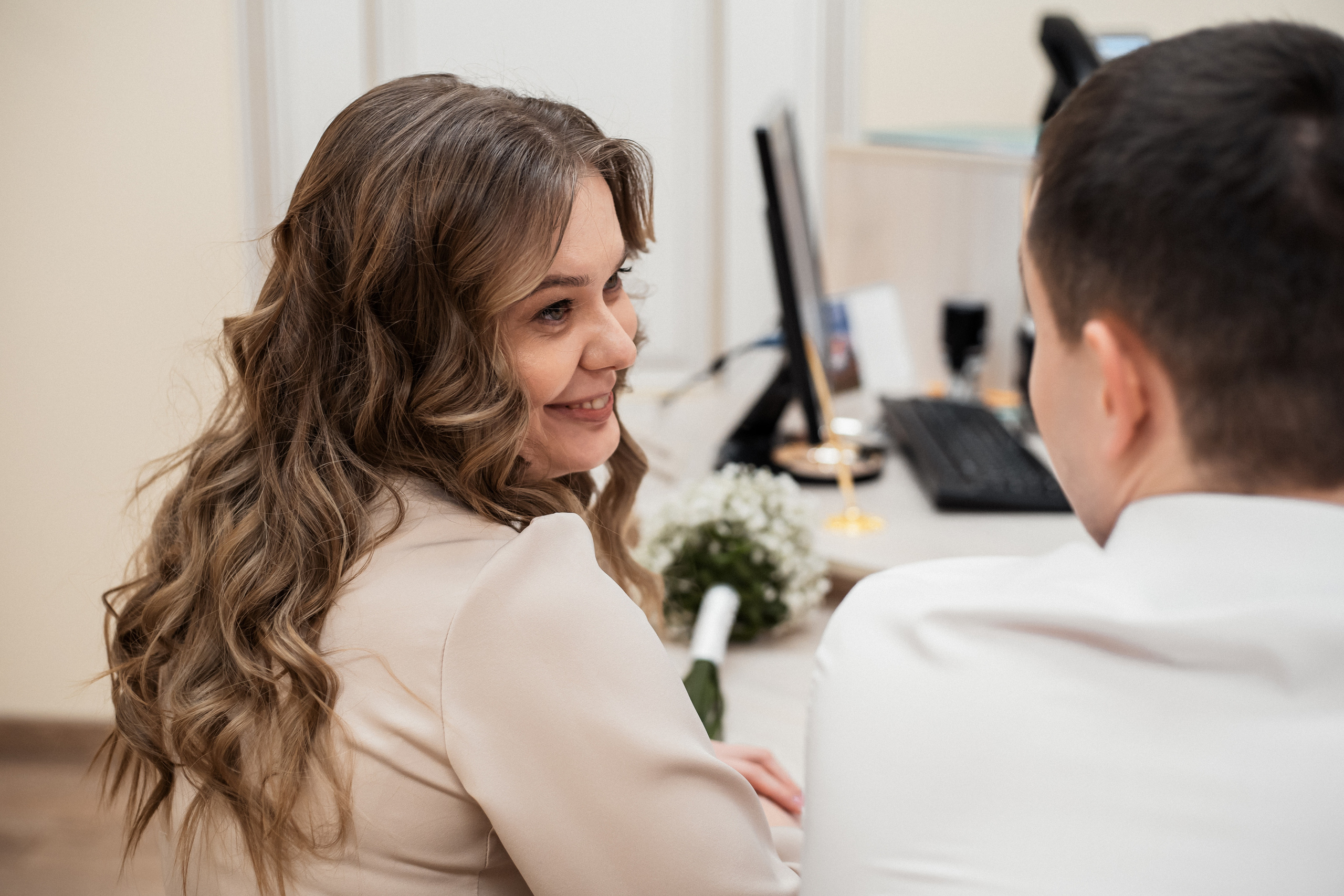 Роспись в ЗАГСе. Фотограф Алина Филимонова Тверь