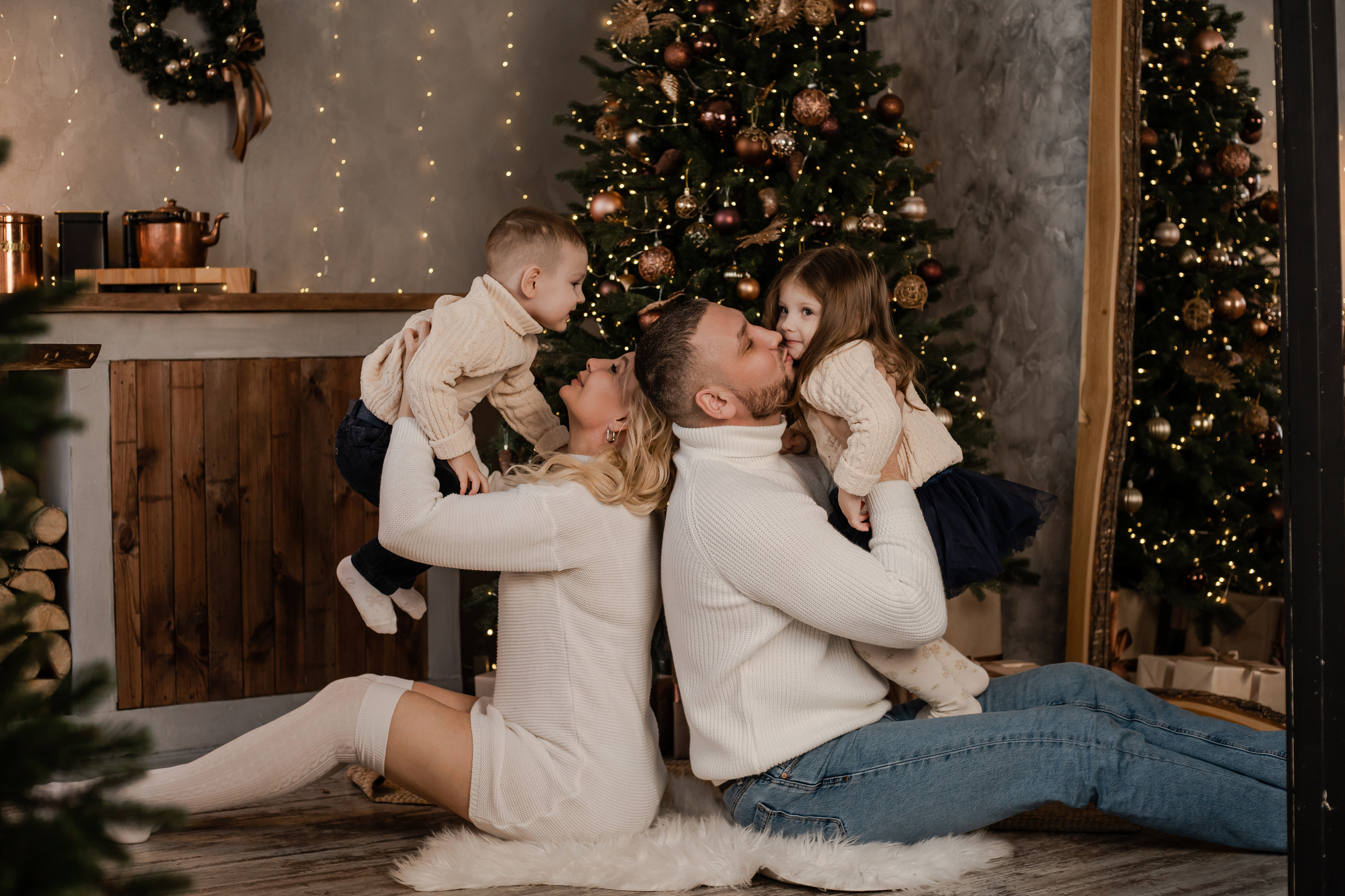 Новый год с крольчатами. Фотограф Алина Филимонова Тверь