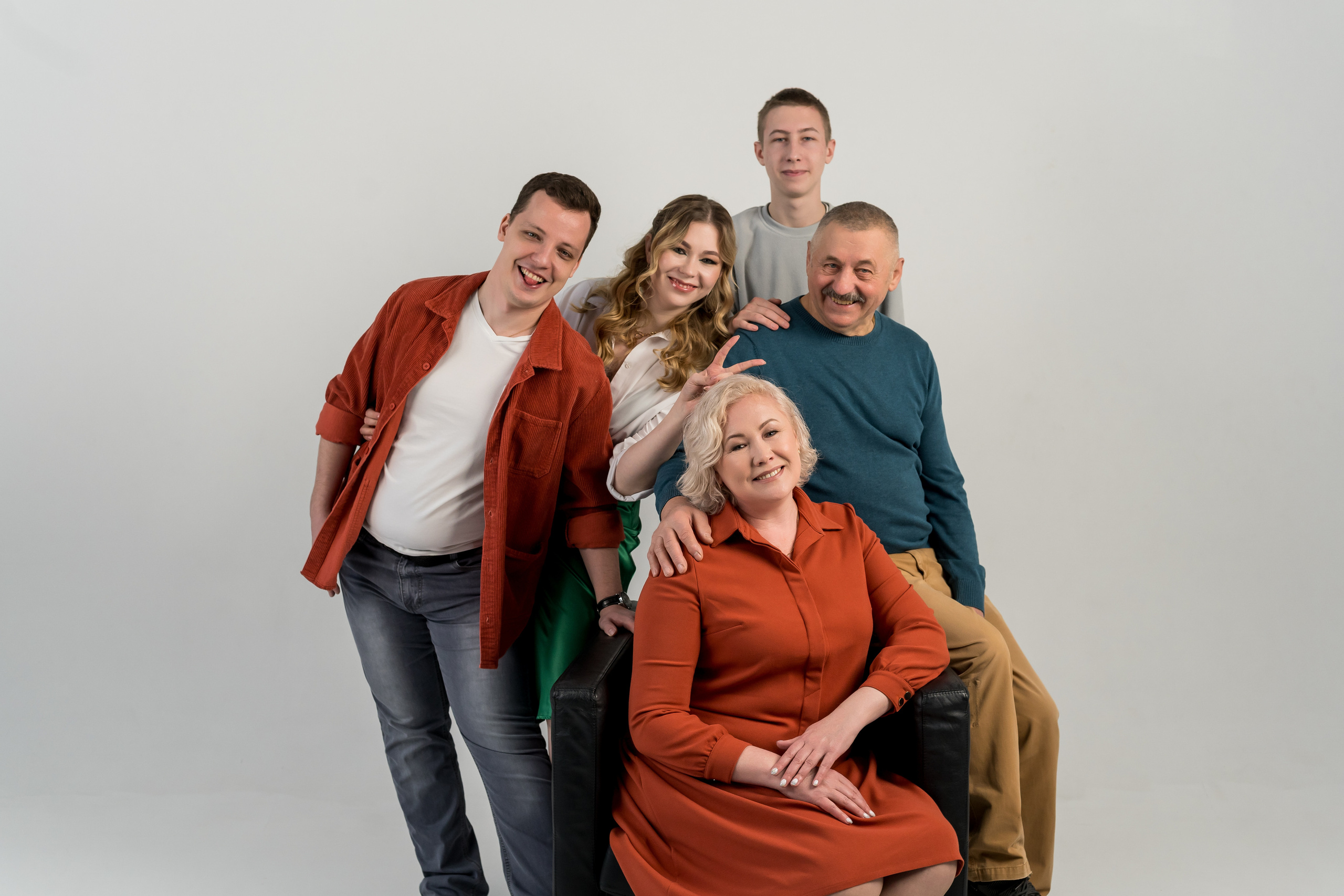 Ира и её большая семья. Фотограф Алина Филимонова Тверь