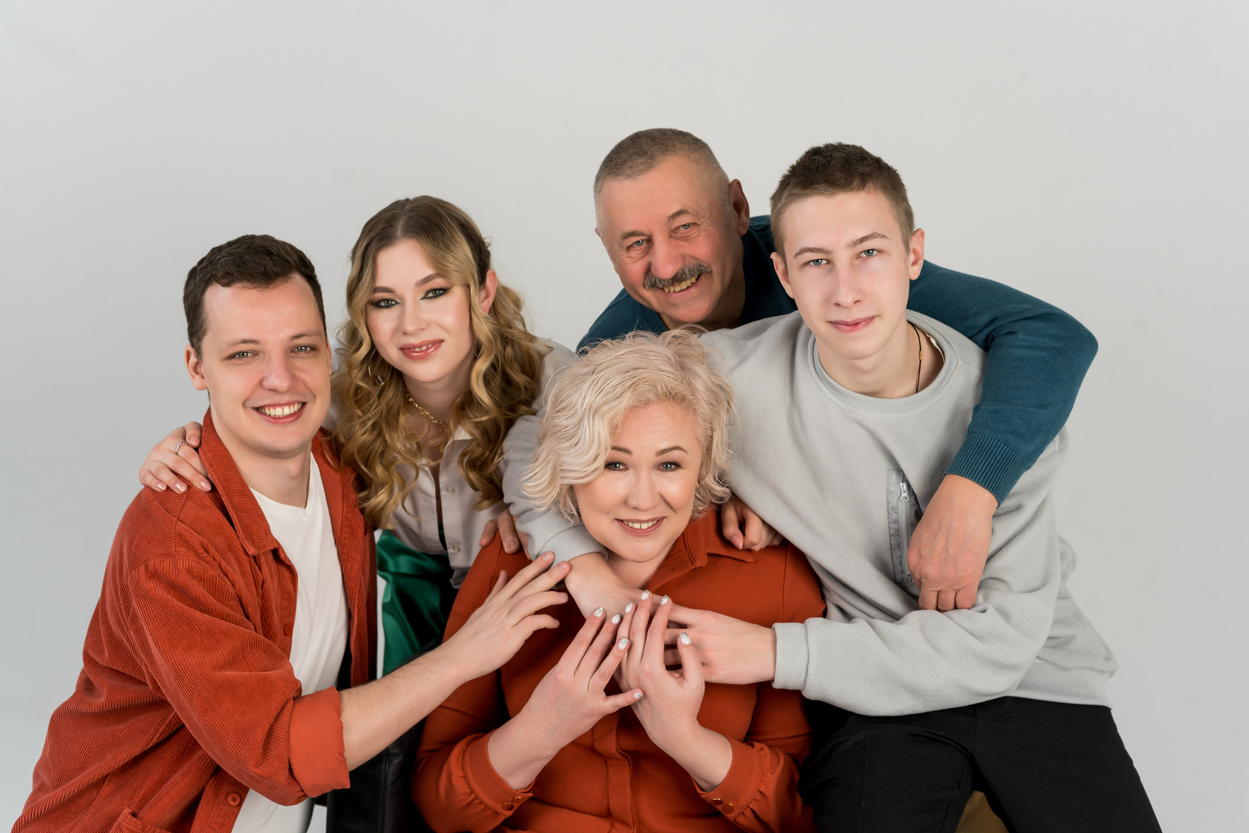 Ира и её большая семья. Фотограф Алина Филимонова Тверь