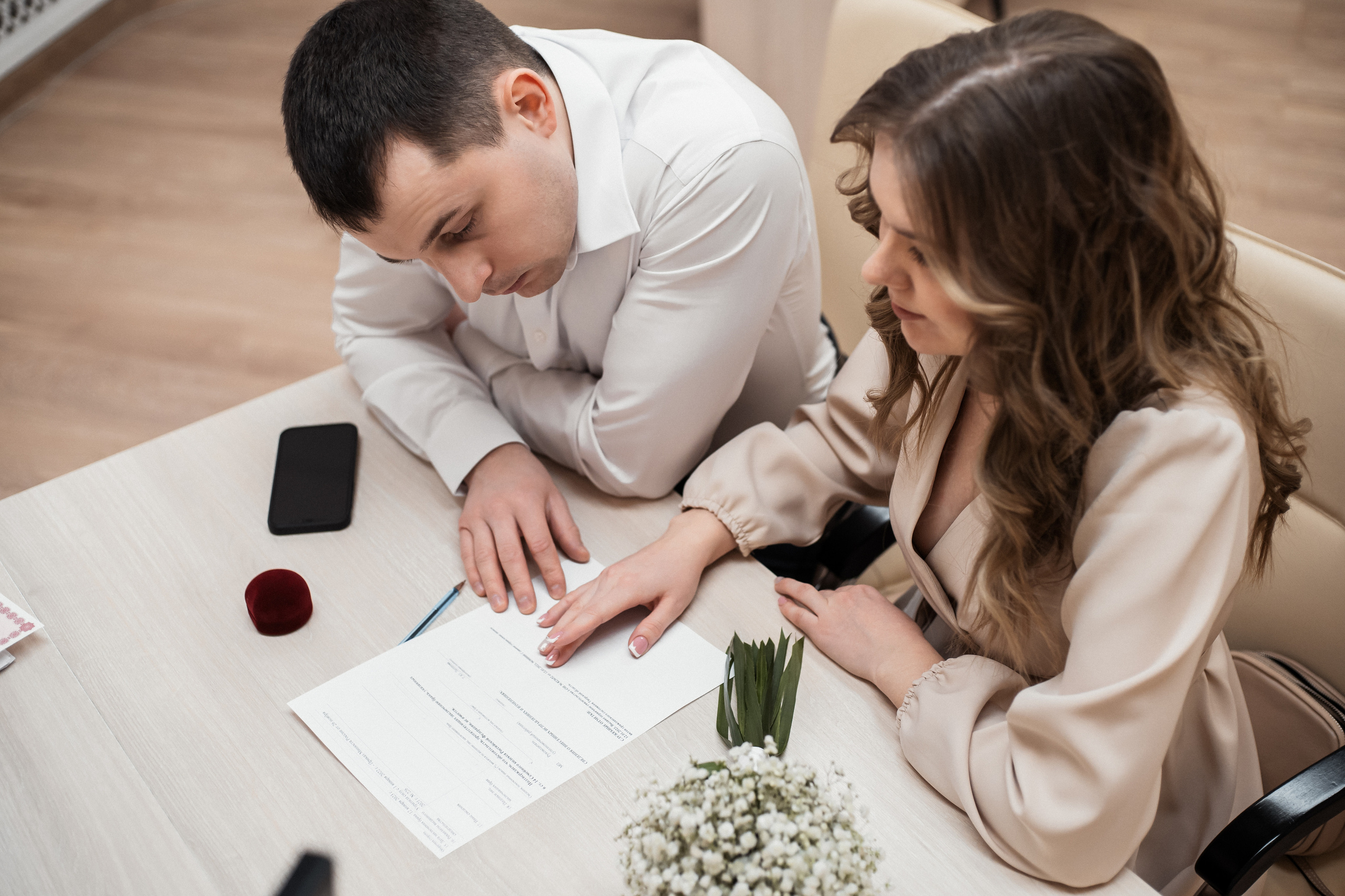 Роспись в ЗАГСе. Фотограф Алина Филимонова Тверь