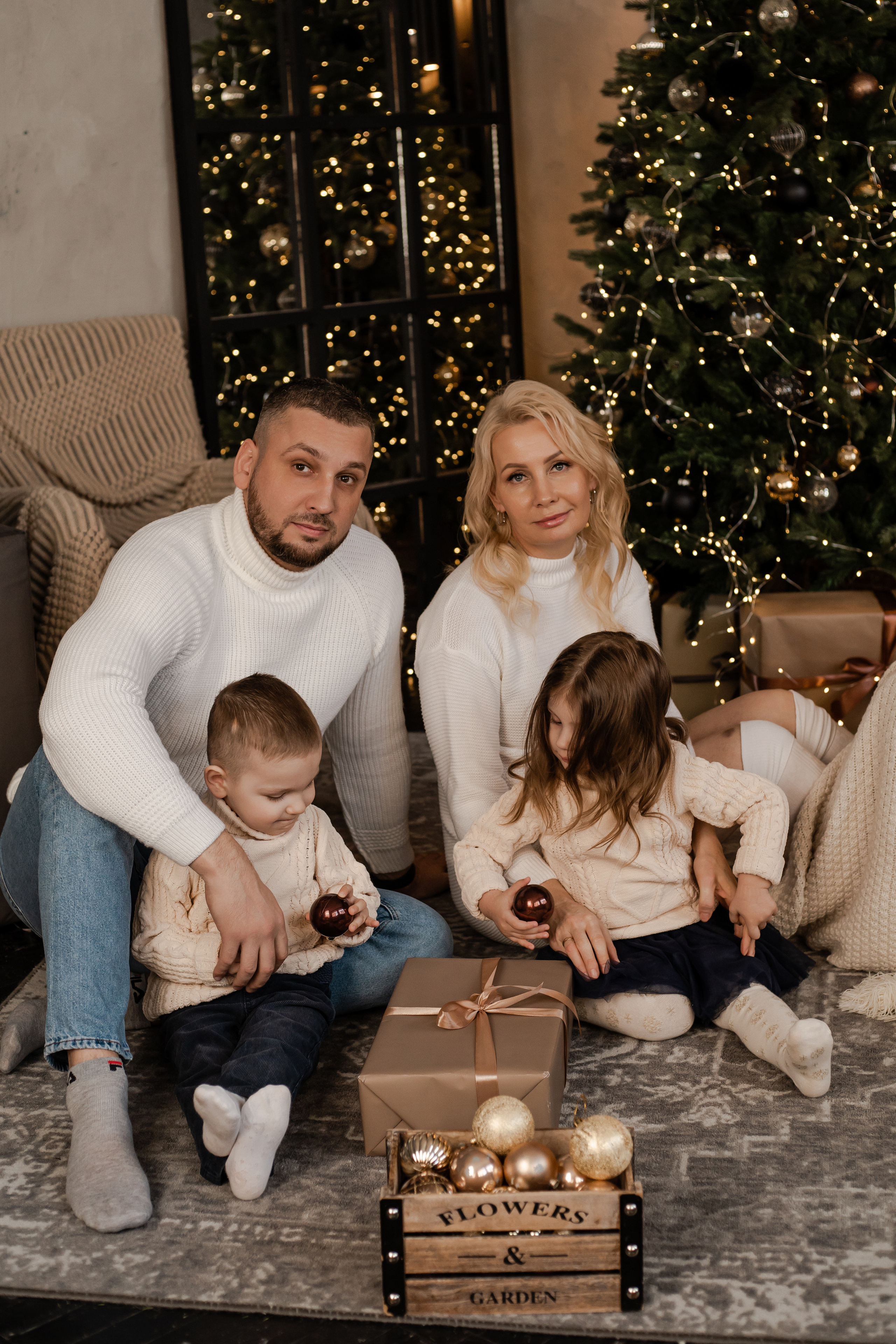 Новый год с крольчатами. Фотограф Алина Филимонова Тверь