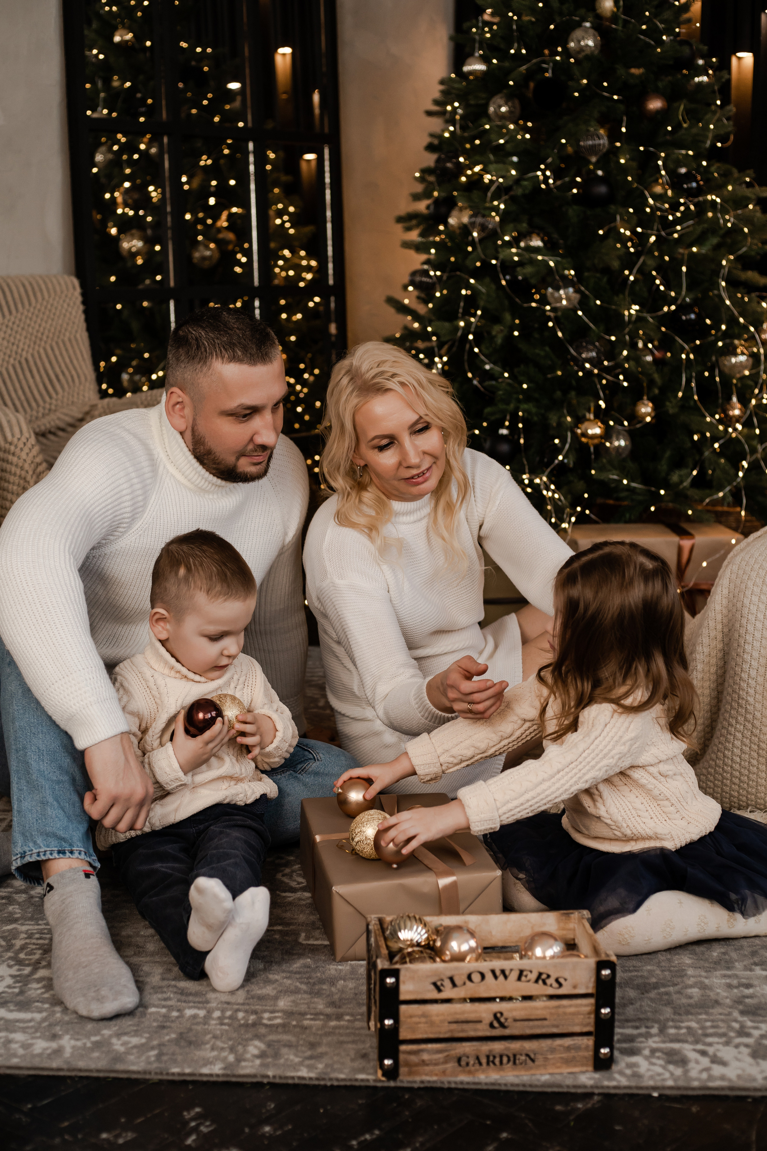 Новый год с крольчатами. Фотограф Алина Филимонова Тверь