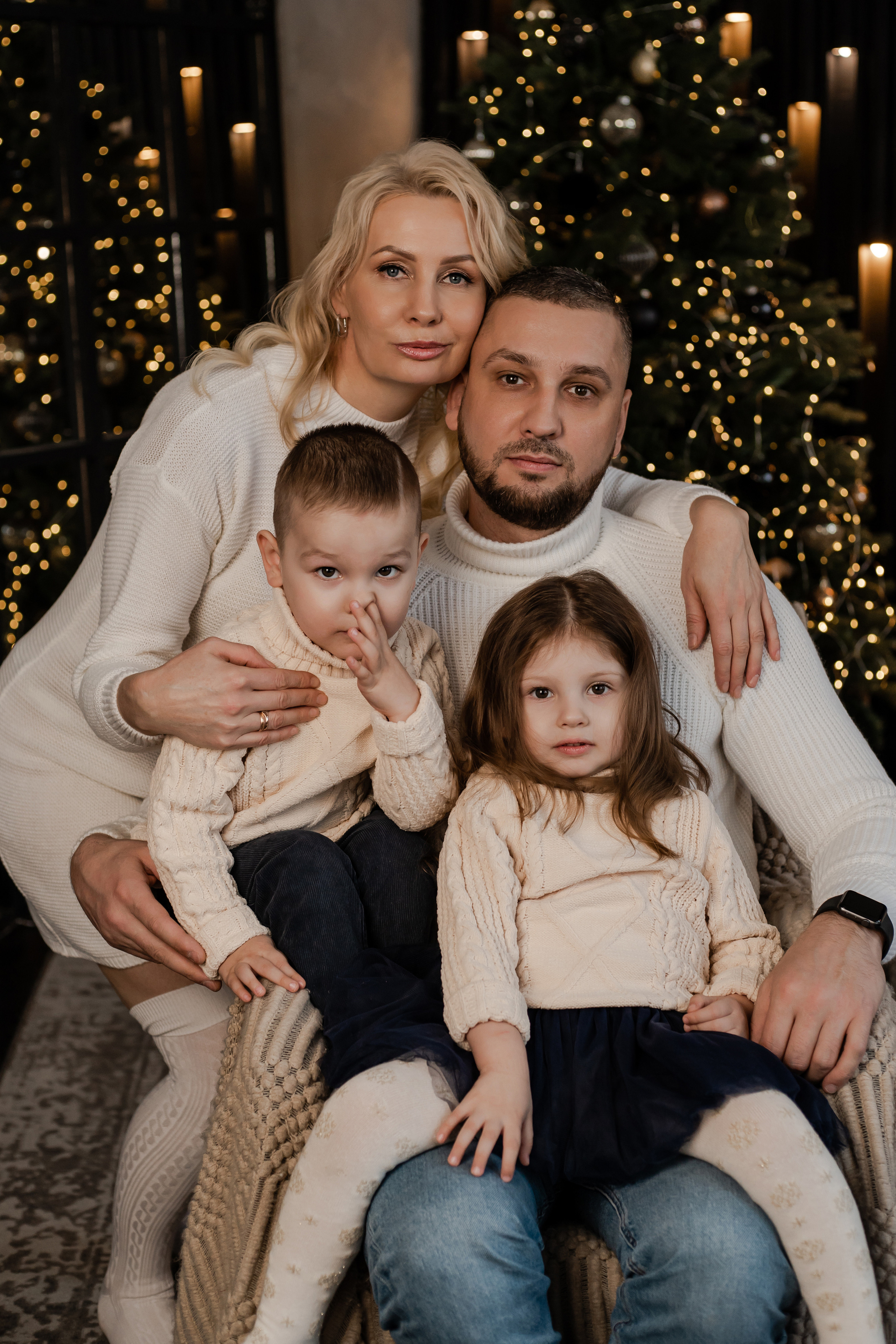 Новый год с крольчатами. Фотограф Алина Филимонова Тверь