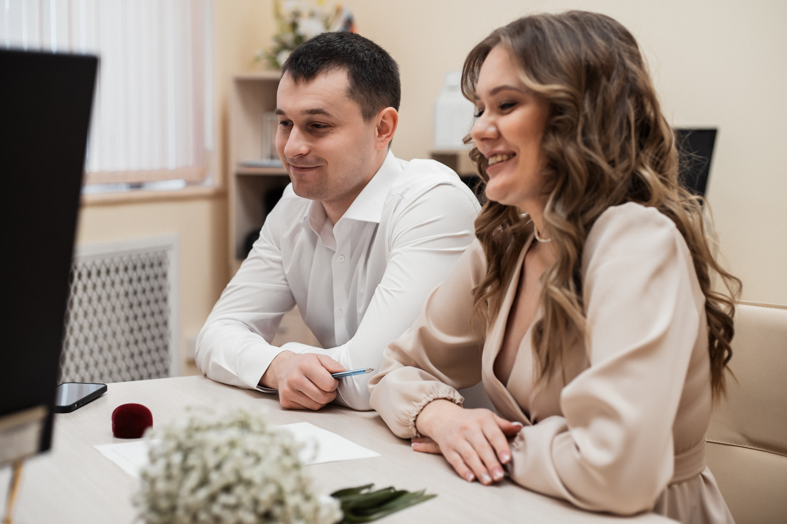 Роспись в ЗАГСе. Фотограф Алина Филимонова Тверь