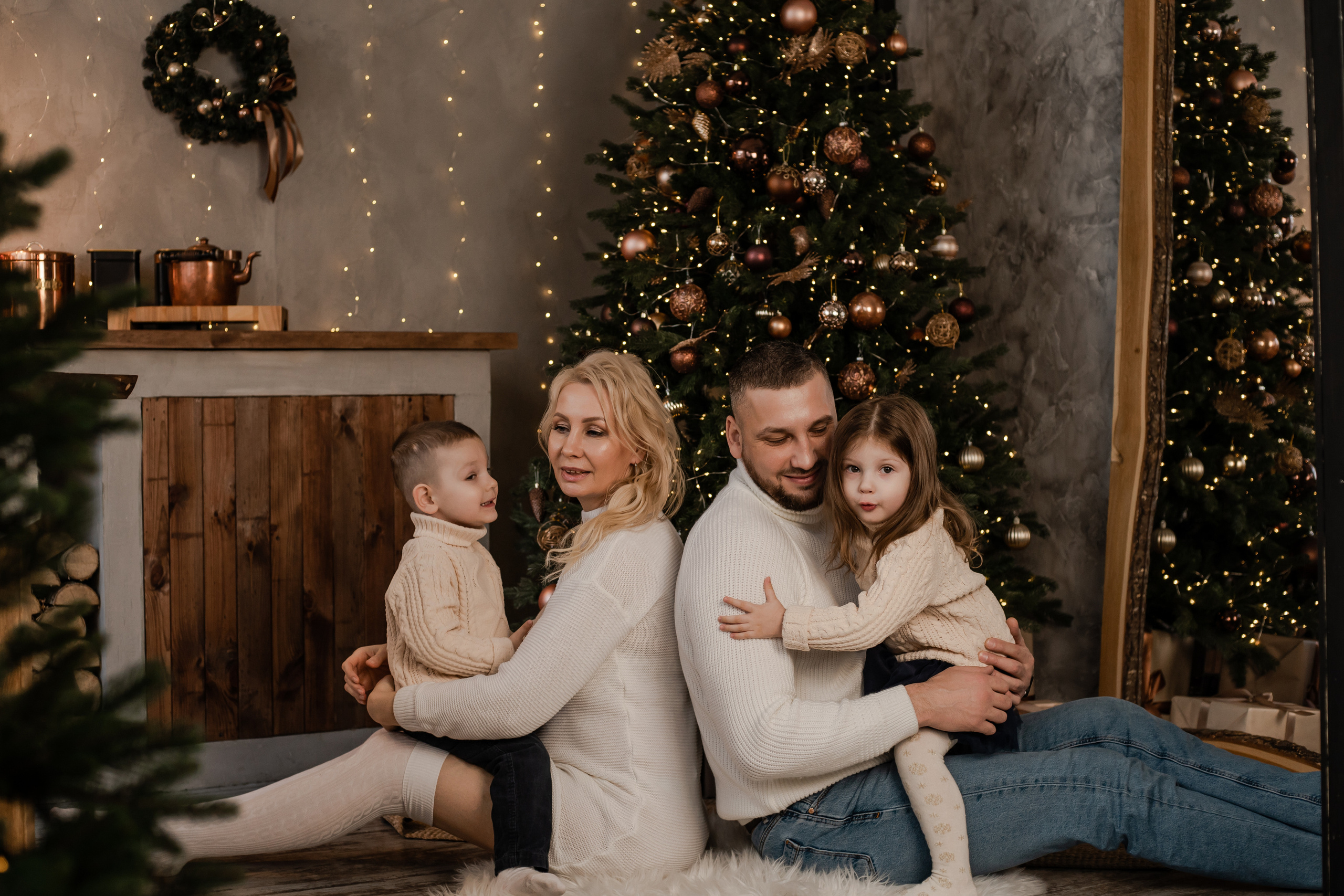 Новый год с крольчатами. Фотограф Алина Филимонова Тверь