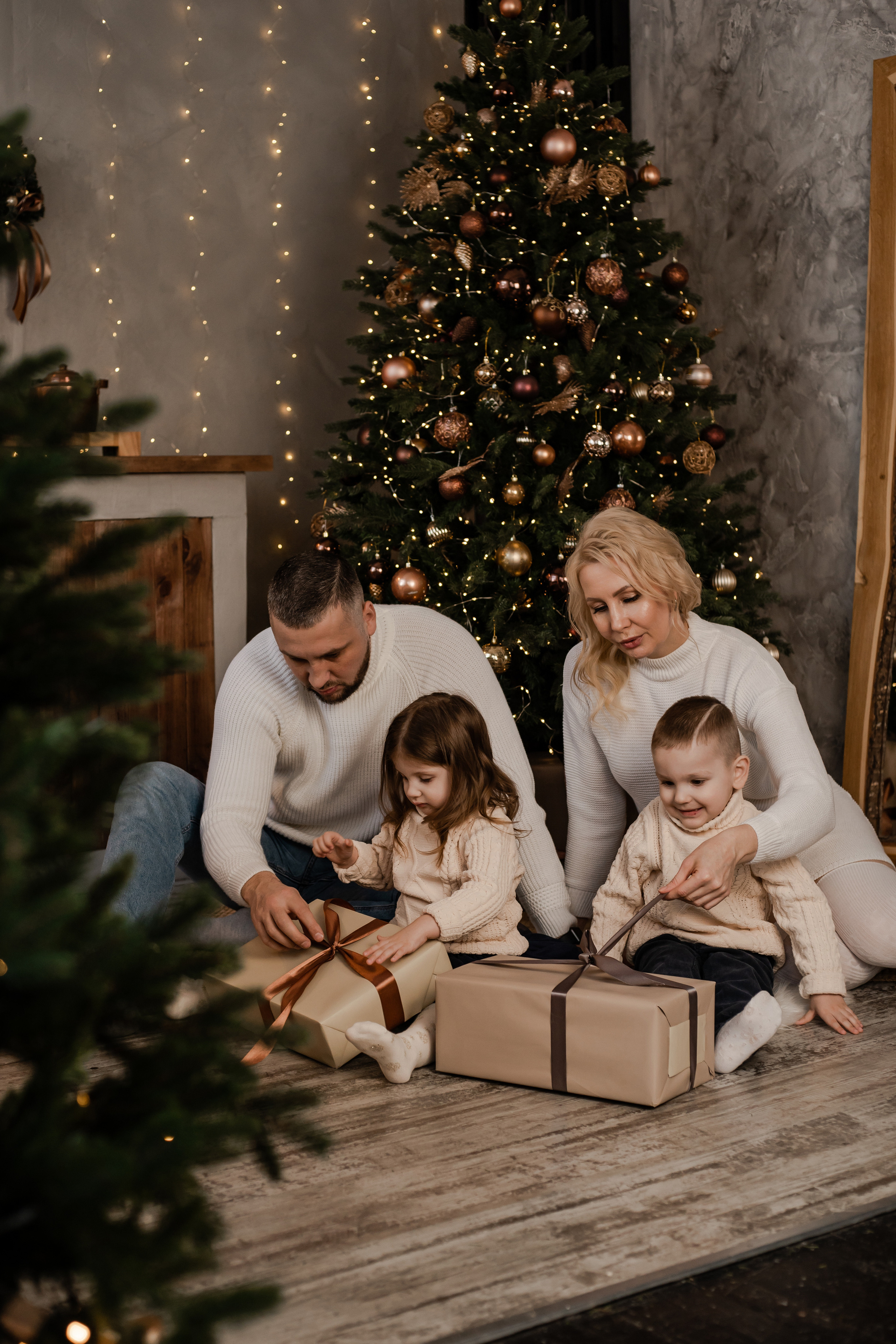 Новый год с крольчатами. Фотограф Алина Филимонова Тверь