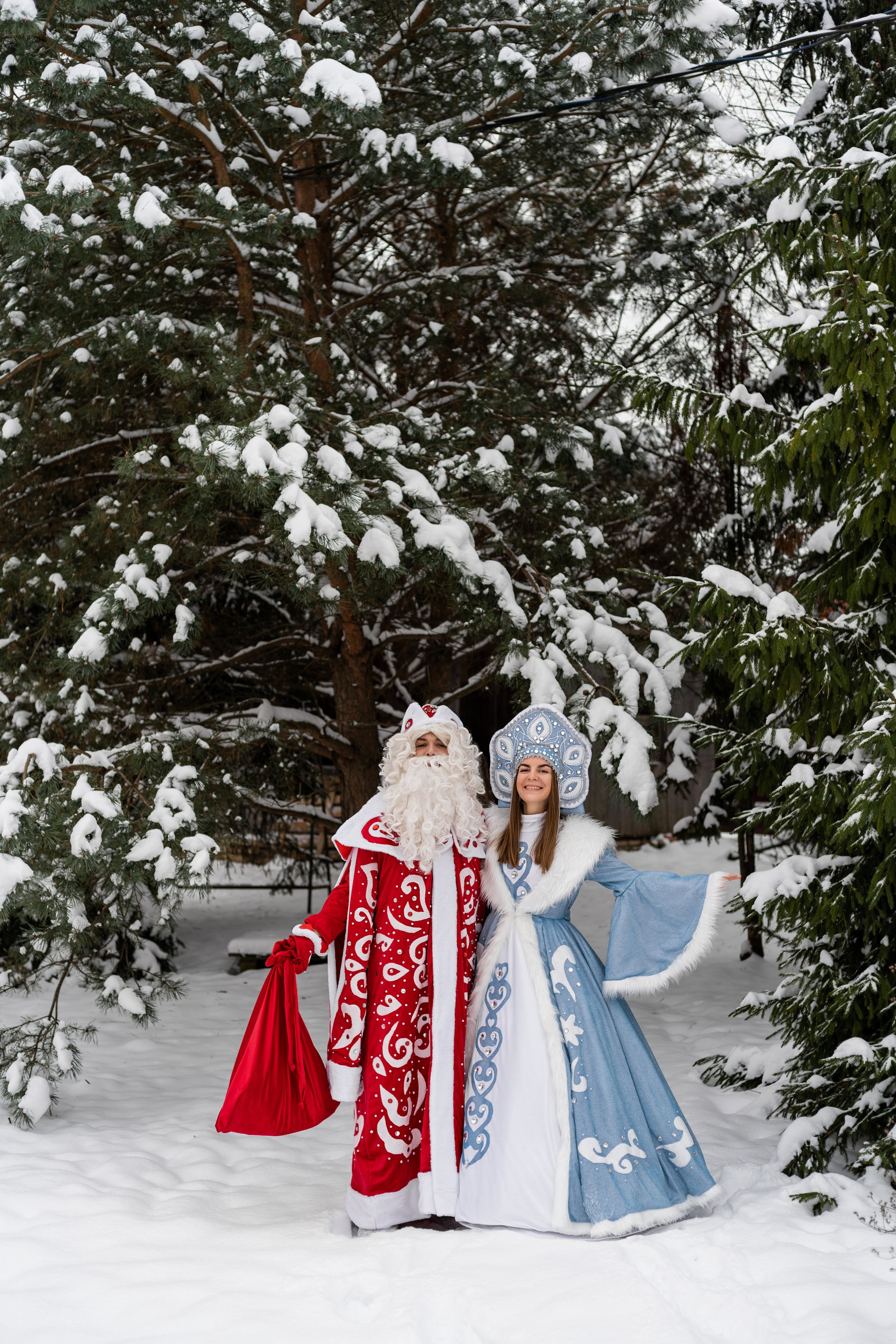 Дед мороз и Снегурочка. Фотограф Алина Филимонова Тверь