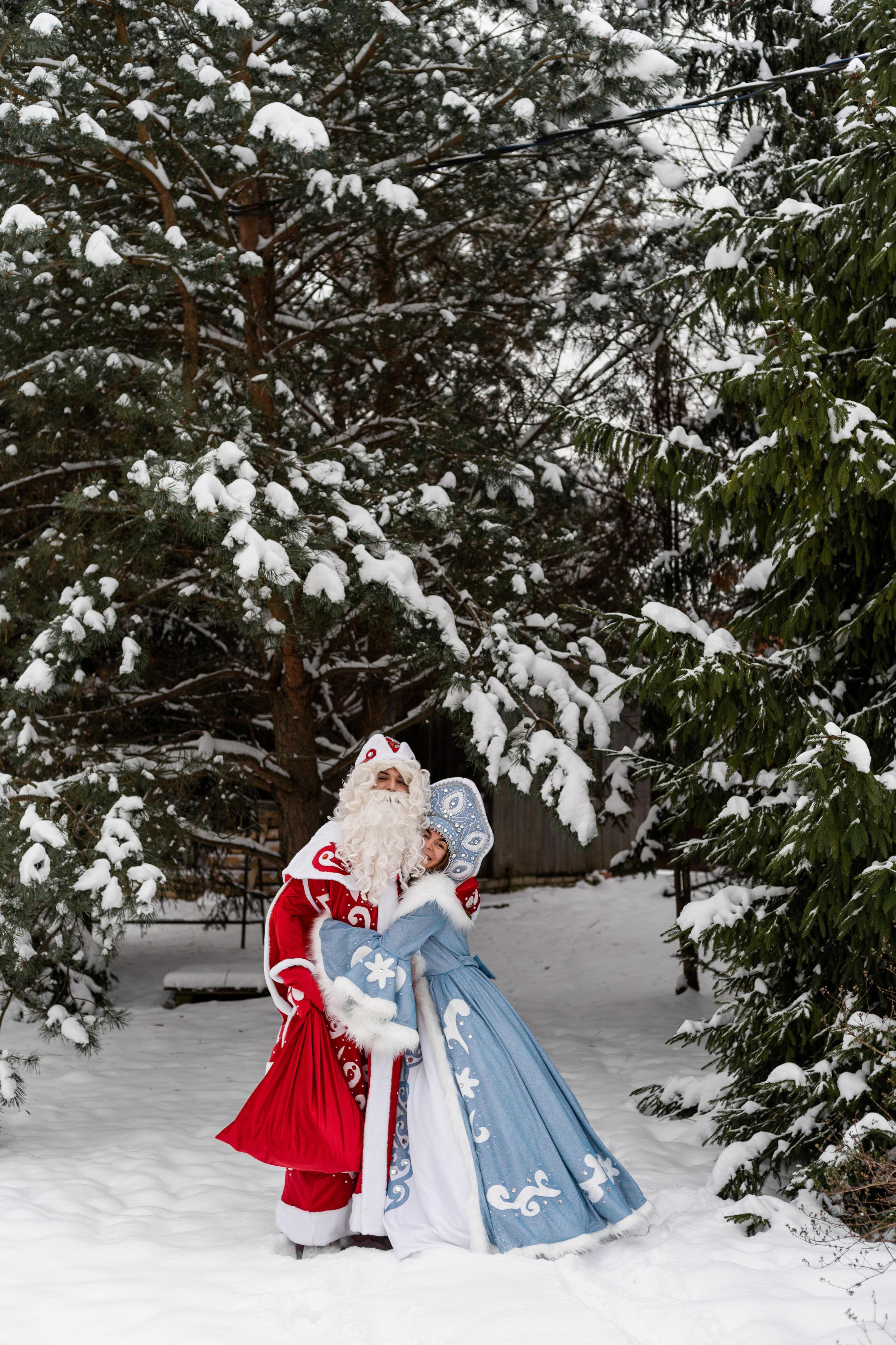 Дед мороз и Снегурочка. Фотограф Алина Филимонова Тверь