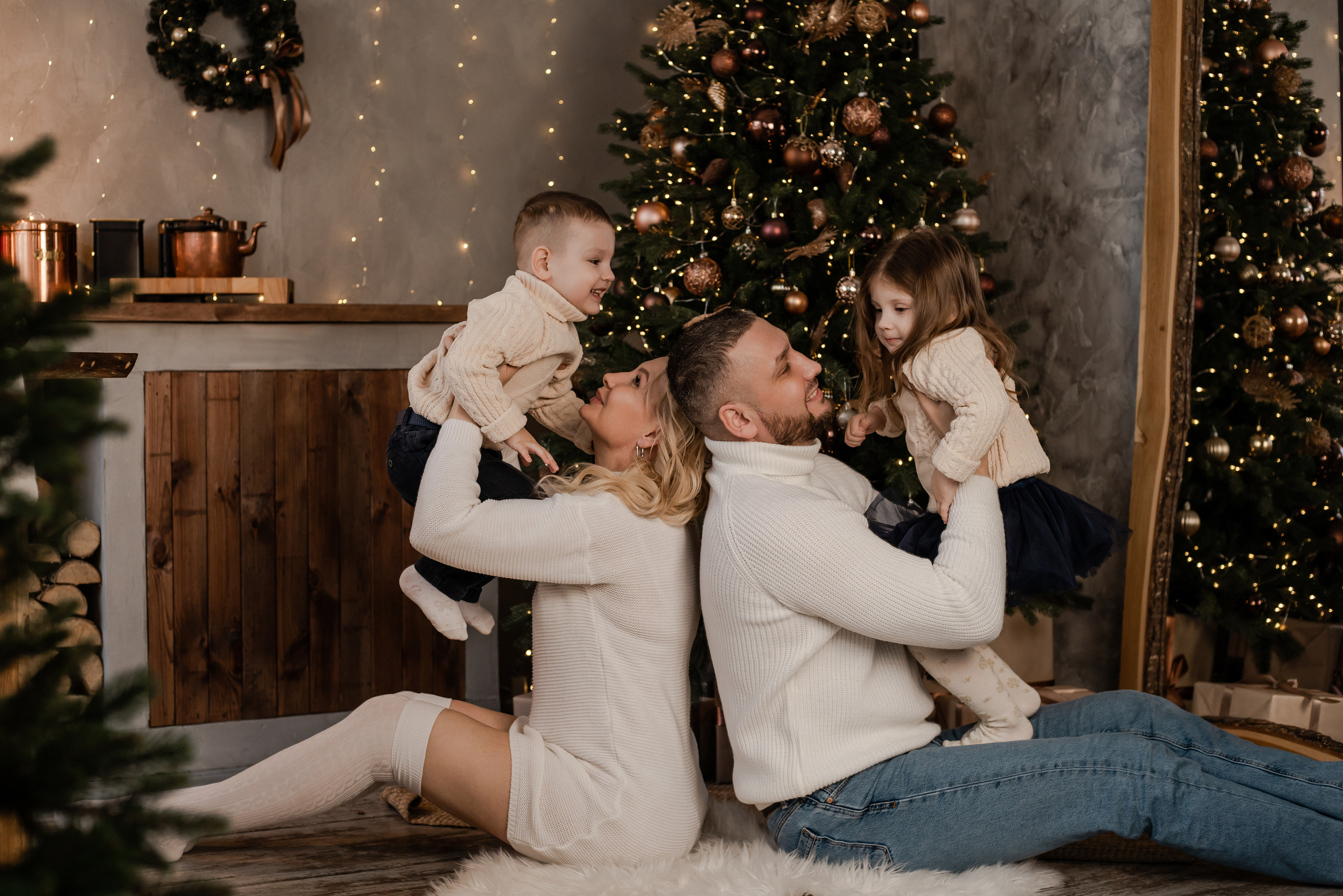 Новый год с крольчатами. Фотограф Алина Филимонова Тверь