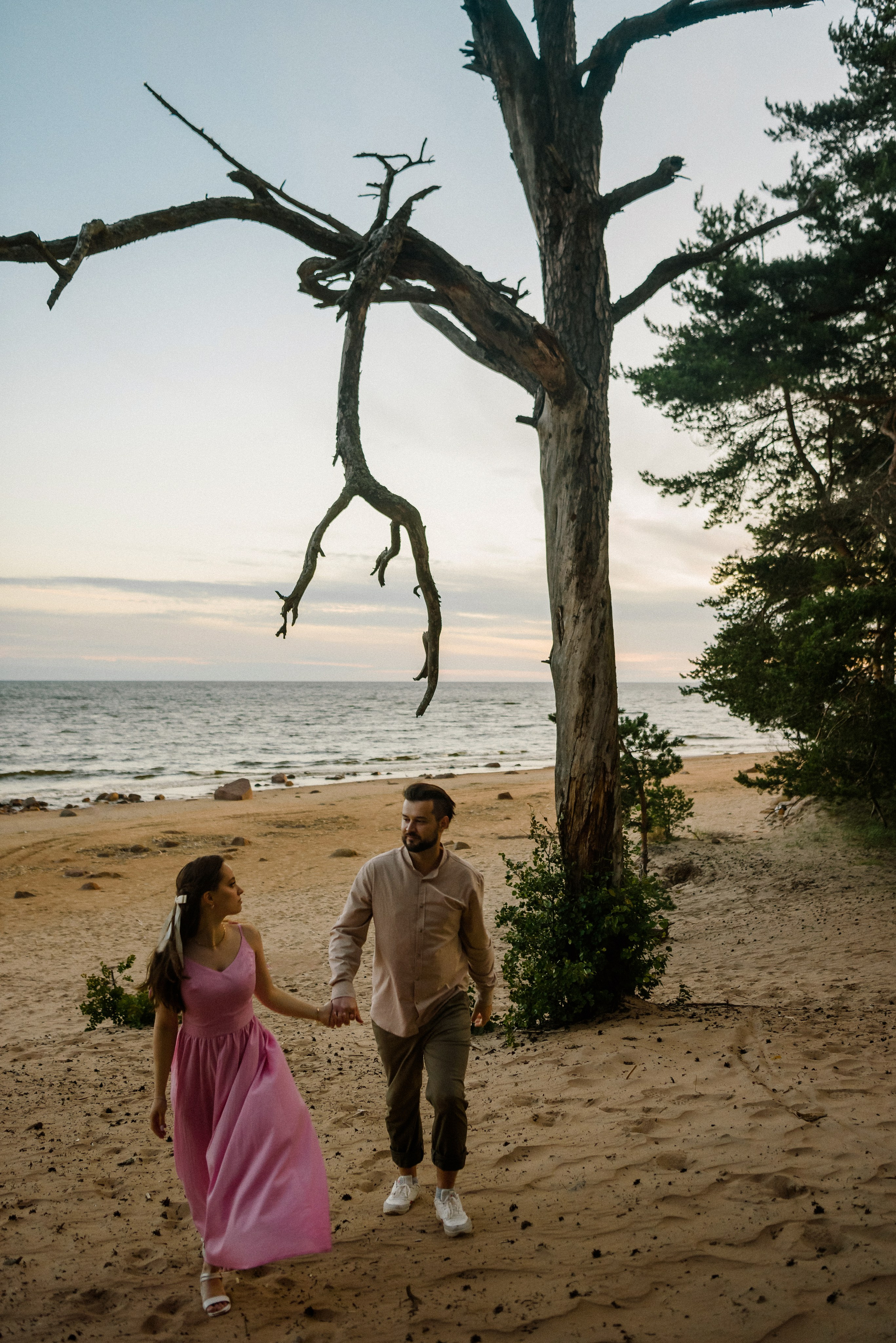 Настя и Вова Финский залив. Свадебный фотограф в Санкт-Петербурге София Шубик