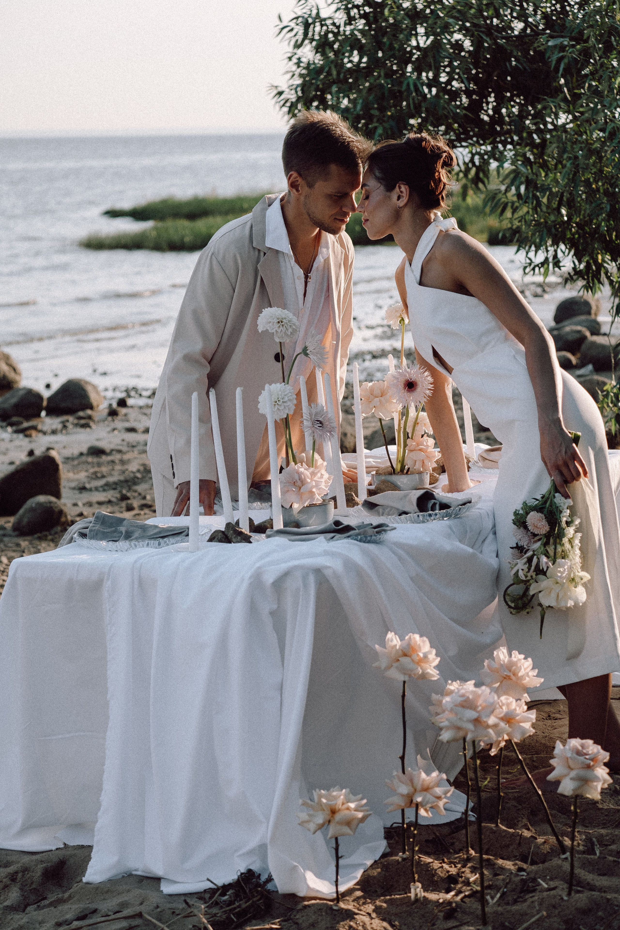 СВАДЕБНАЯ ФОТОСЕССИЯ ВЫЕЗДНОЙ ЦЕРЕМОНИИ (ФИНСКИЙ ЗАЛИВ). Профессиональный фотограф, Санкт-Петербург — Виктория Богомолова