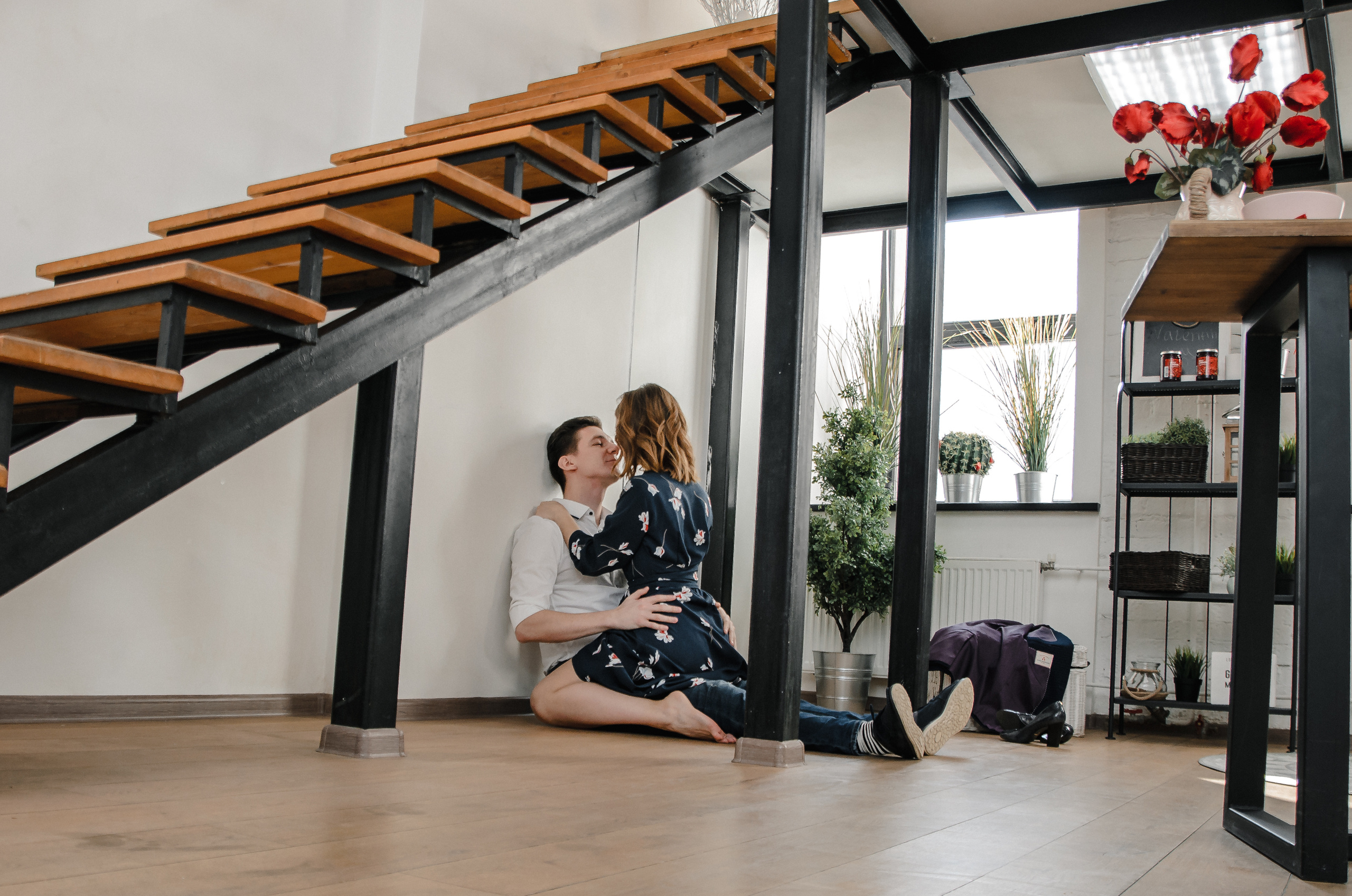 Лавстори в фотостудии. Свадебный и семейный фотограф в Москве Елена Брюханова