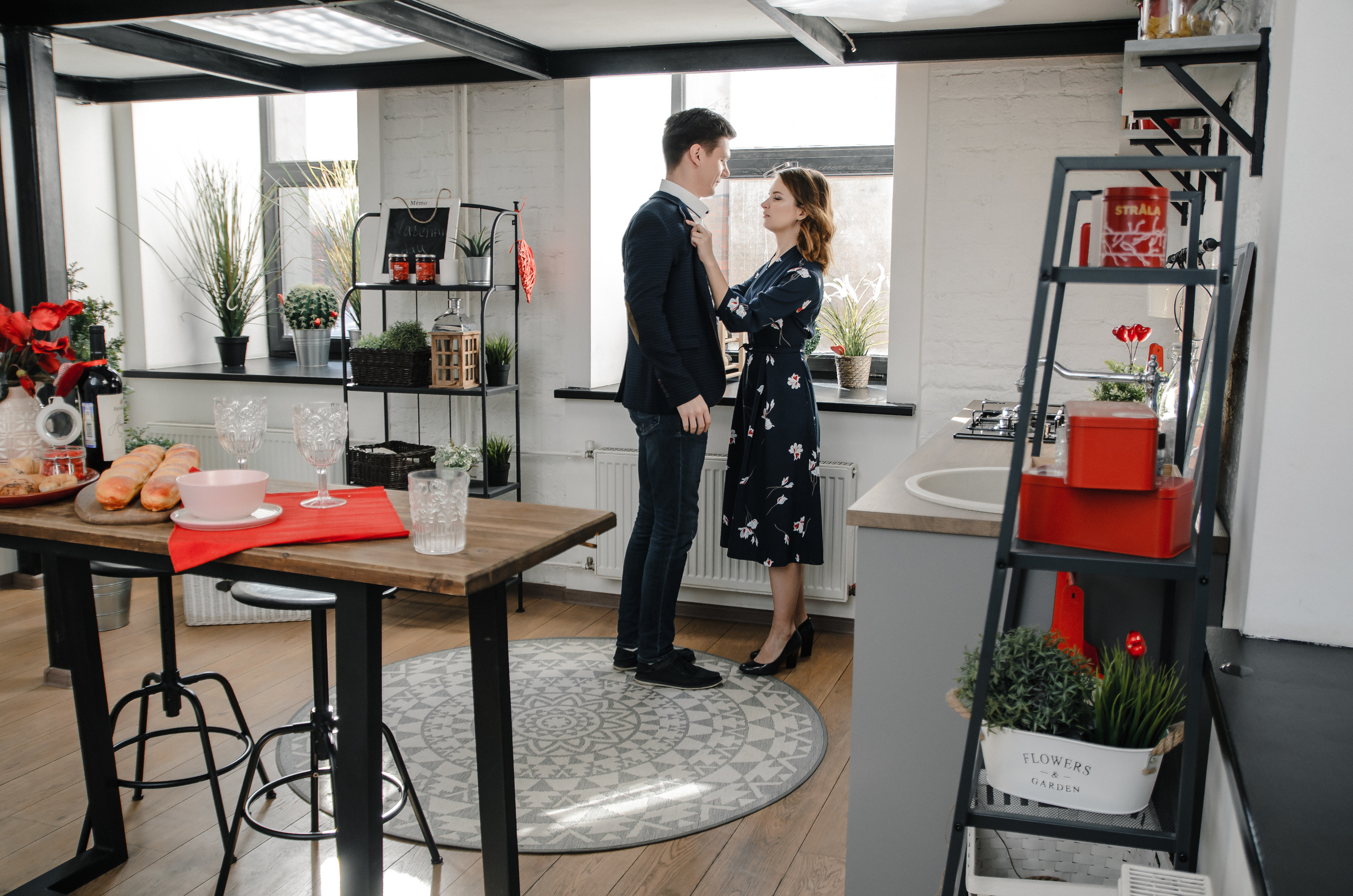 Лавстори в фотостудии. Свадебный и семейный фотограф в Москве Елена Брюханова