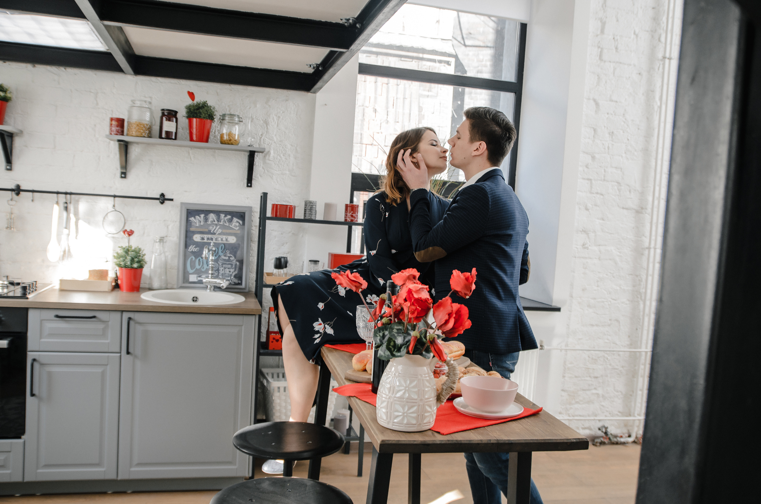 Лавстори в фотостудии. Свадебный и семейный фотограф в Москве Елена Брюханова