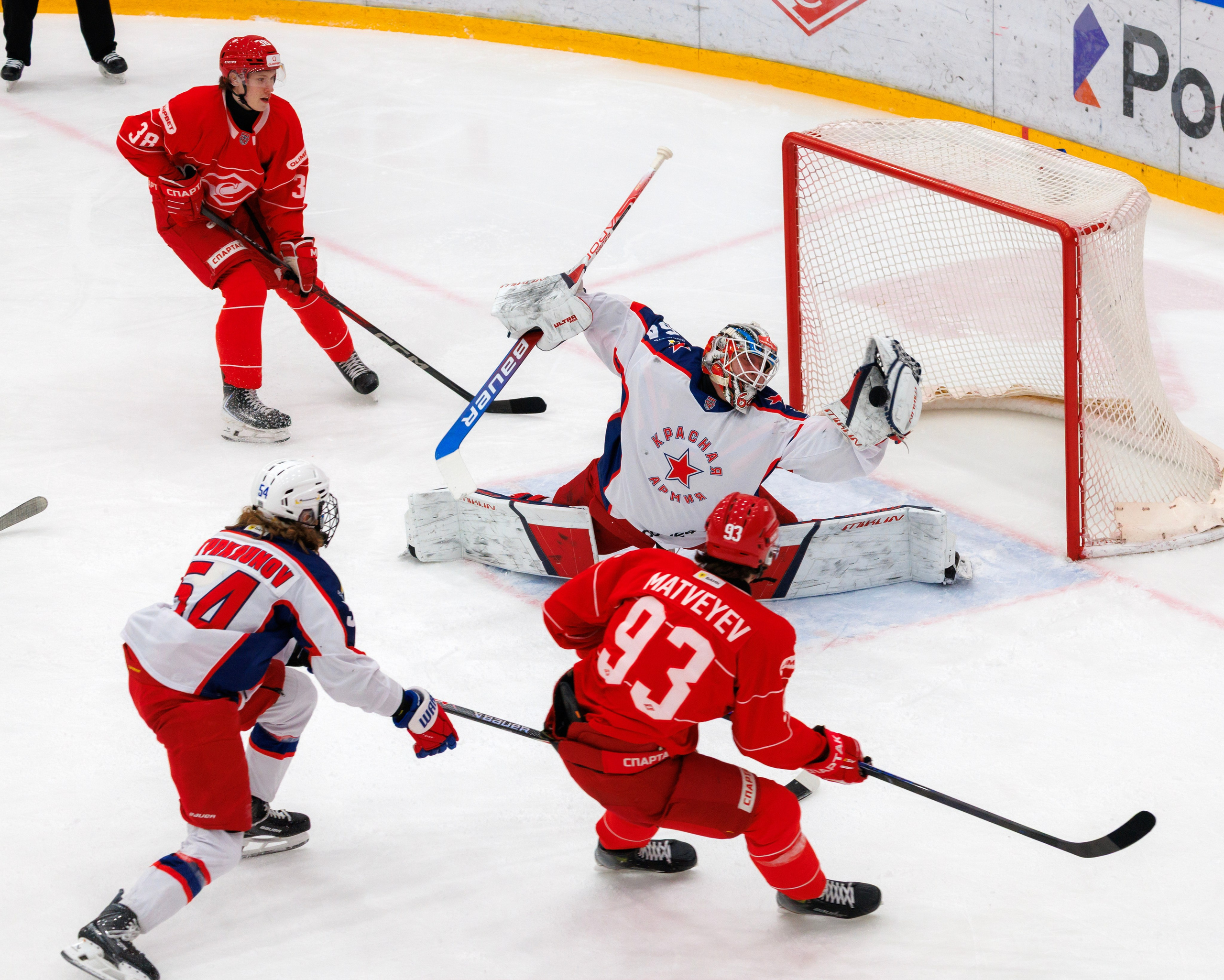 МАТЧ МХЛ. МХК СПАРТАК — ХК КРАСНАЯ АРМИЯ. Artem Zenin Photography