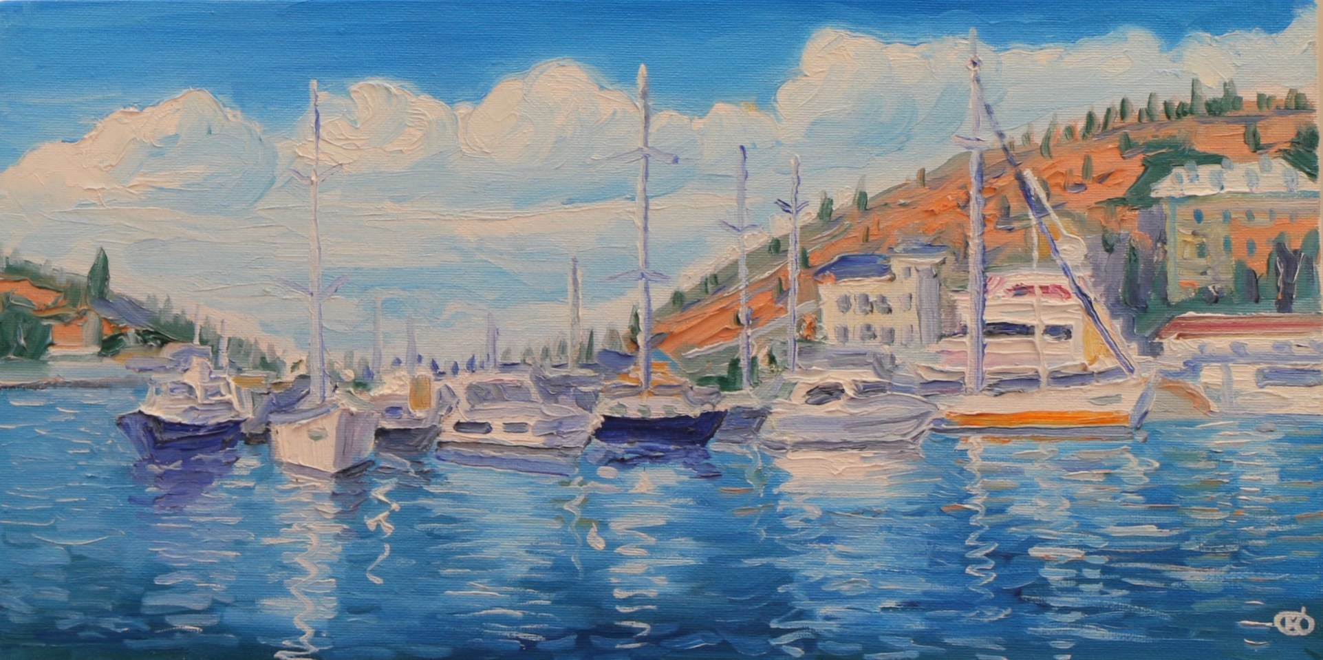 Морские пейзажи. Продажа картин маслом на холсте в г. Ялта