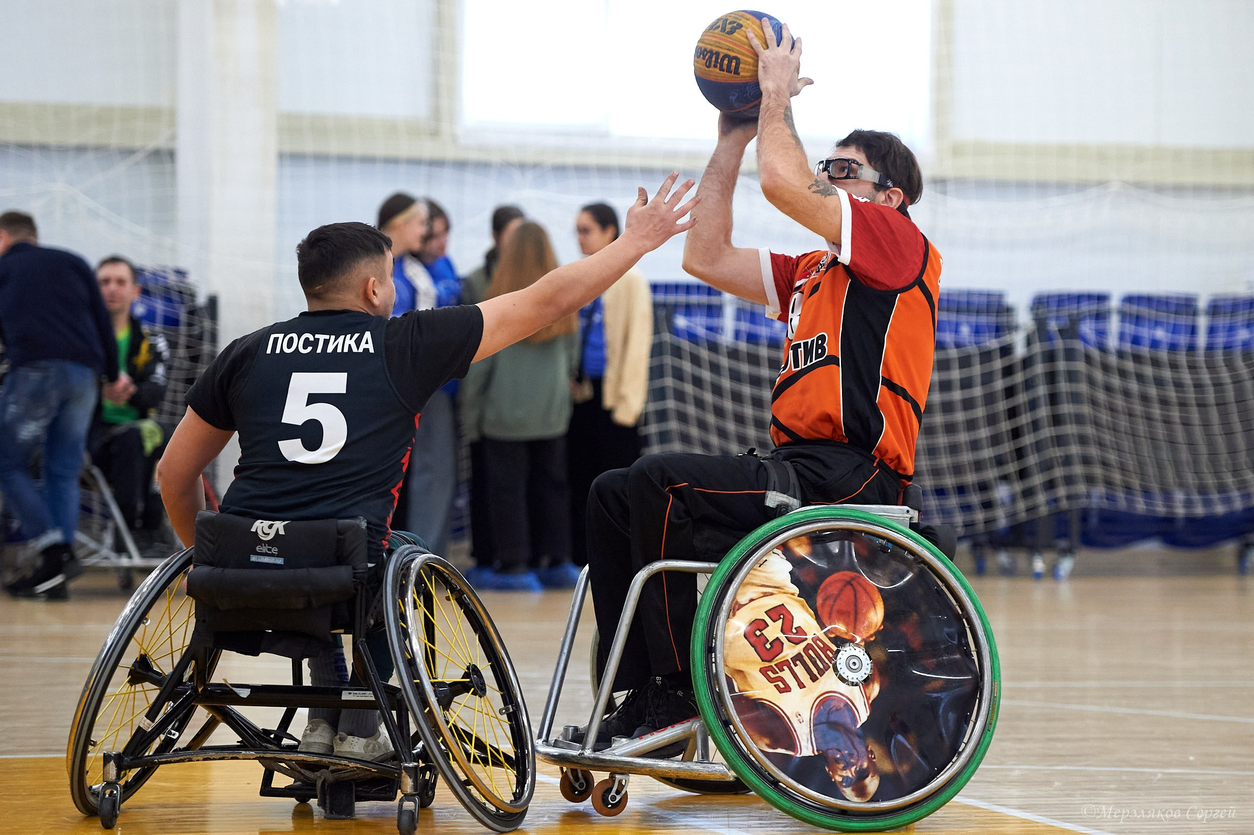 X традиционный Рождественский турнир по баскетболу на колясках. Ижевск. Спортивный репортажный фотограф в Ижевске Сергей Мерзляков