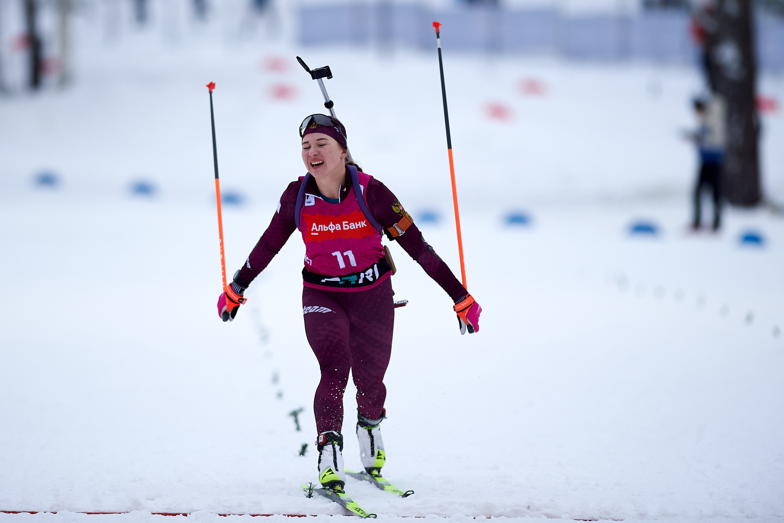 Биатлон. Чемпионат России — 2024/2025, 3-й этап, Ижевск. Ижевская винтовка. Спортивный репортажный фотограф в Ижевске Сергей Мерзляков