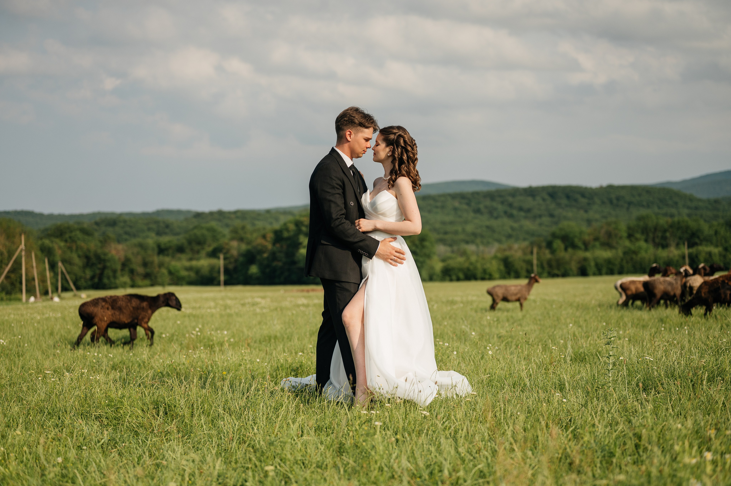 Свадебная съёмка в горах. Свадебный и семейный фотограф в Краснодаре Алина Мельник
