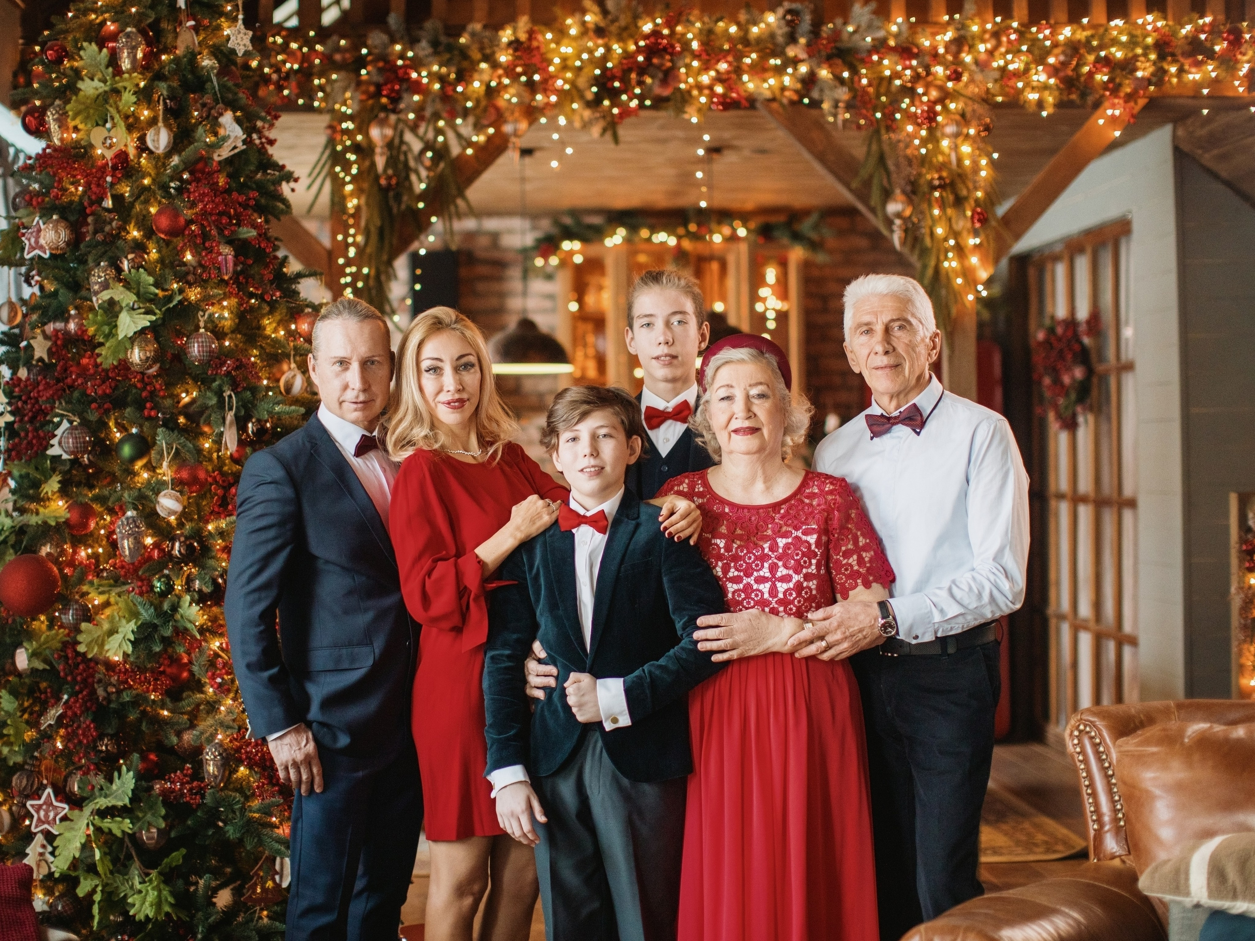 Съемка большой семьи. Фотосессии в фотостудии Мимика Москва