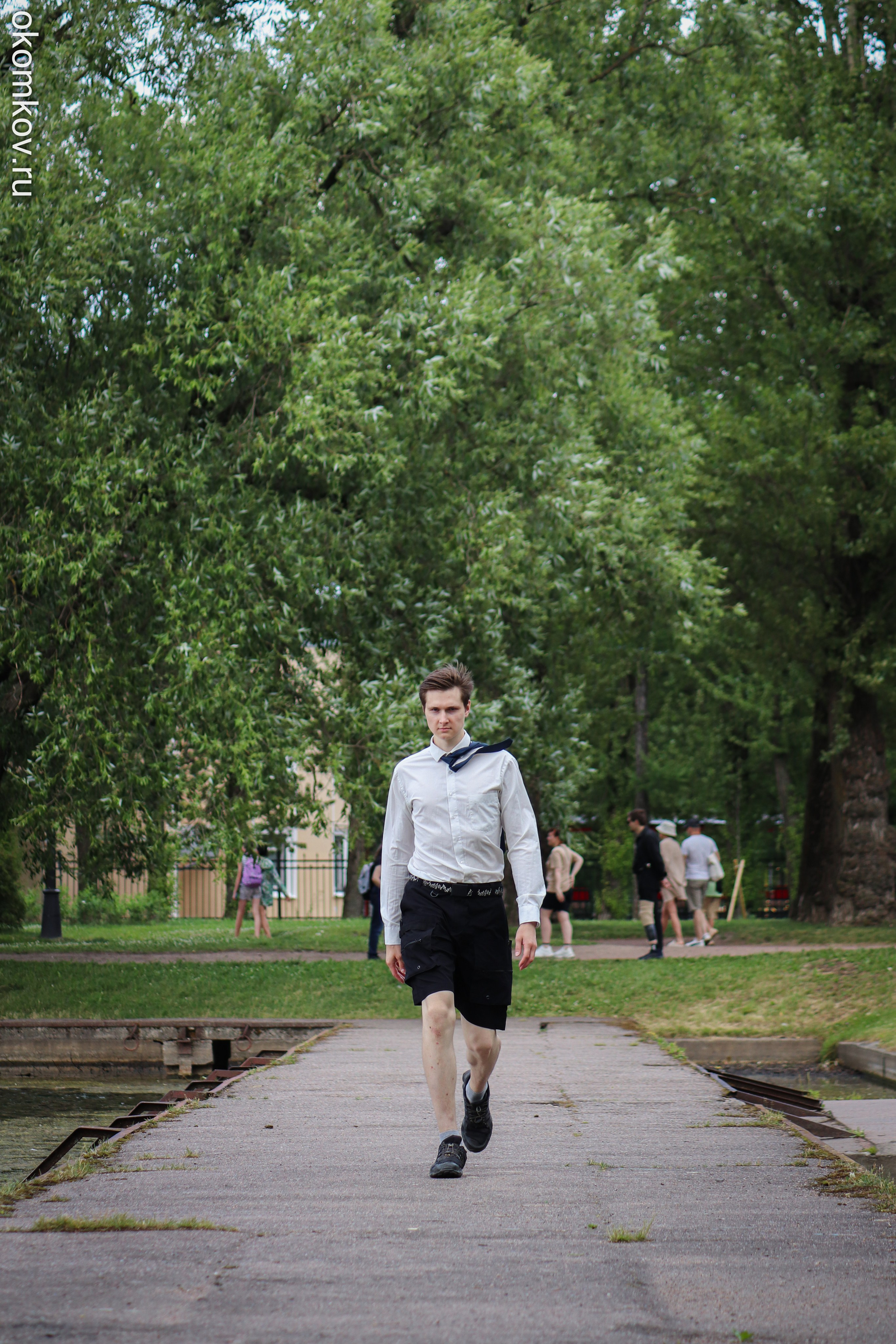 Показ образов на пирсе Московского парка Победы. Ивентный фотограф в Санкт-Петербурге Олег Комков
