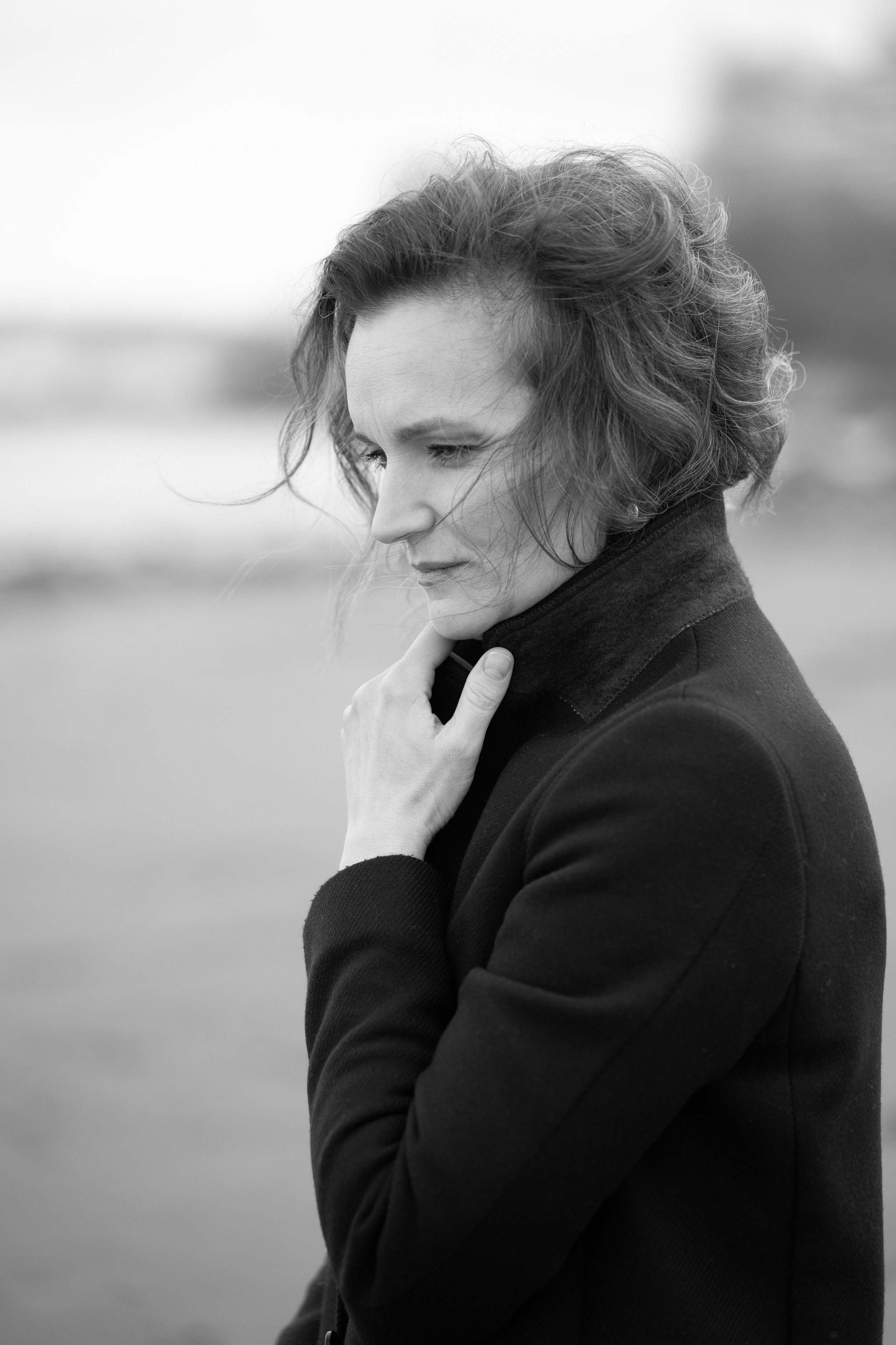 Женская фотосессия на заливе, море