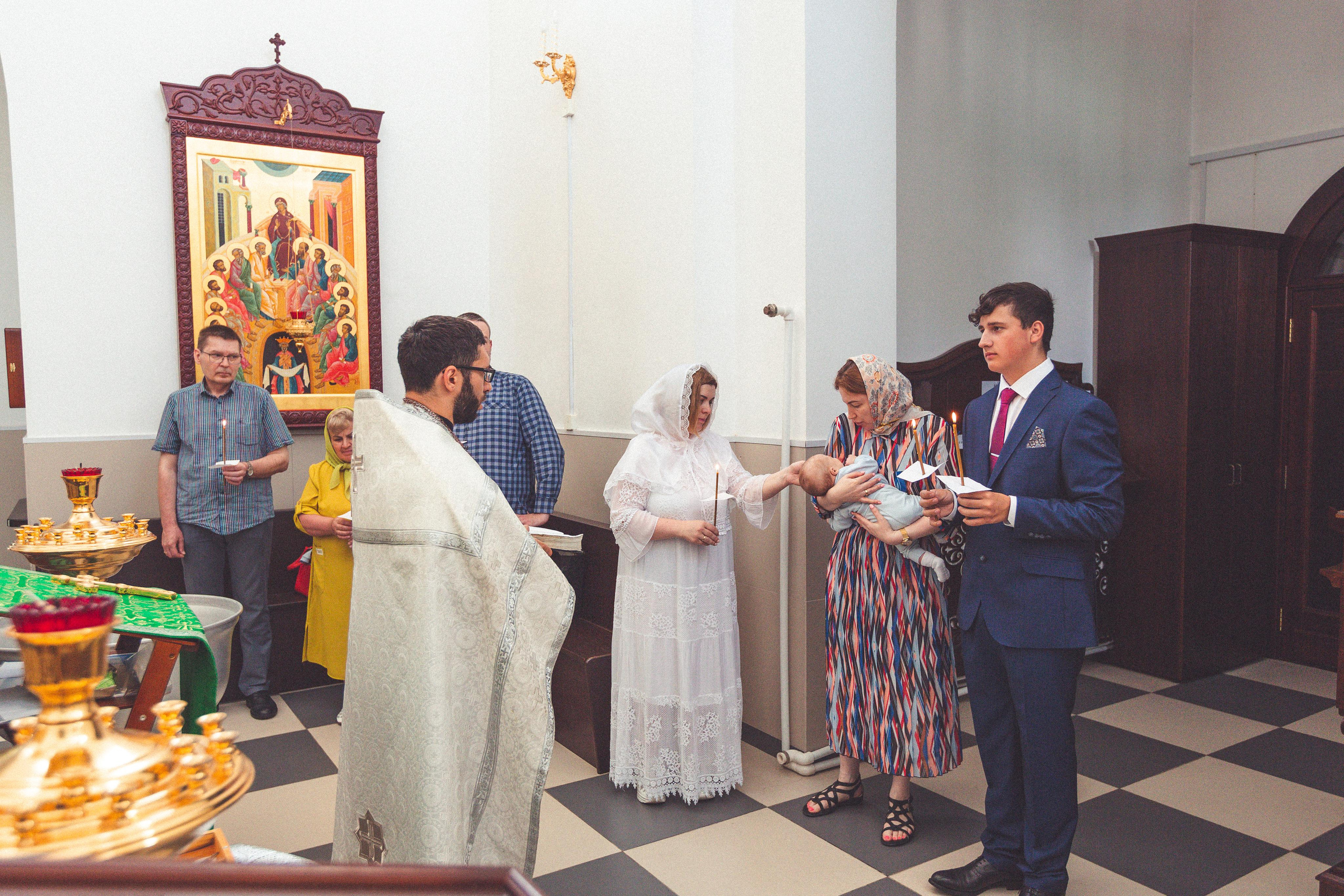 Крещение Александра. Свадебный и Семейный фотограф в Москве Александра Вайпер