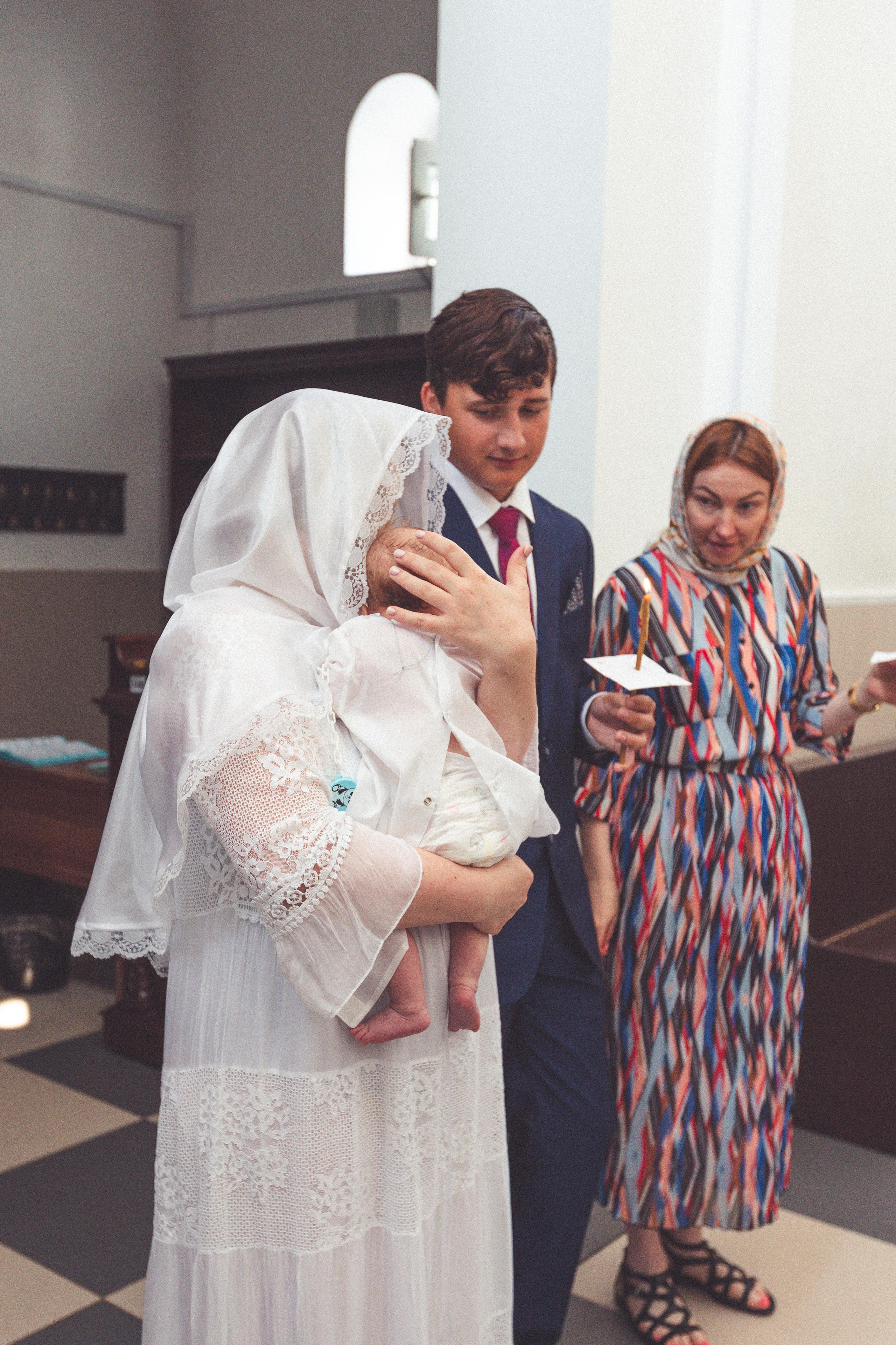 Крещение Александра. Свадебный и Семейный фотограф в Москве Александра Вайпер