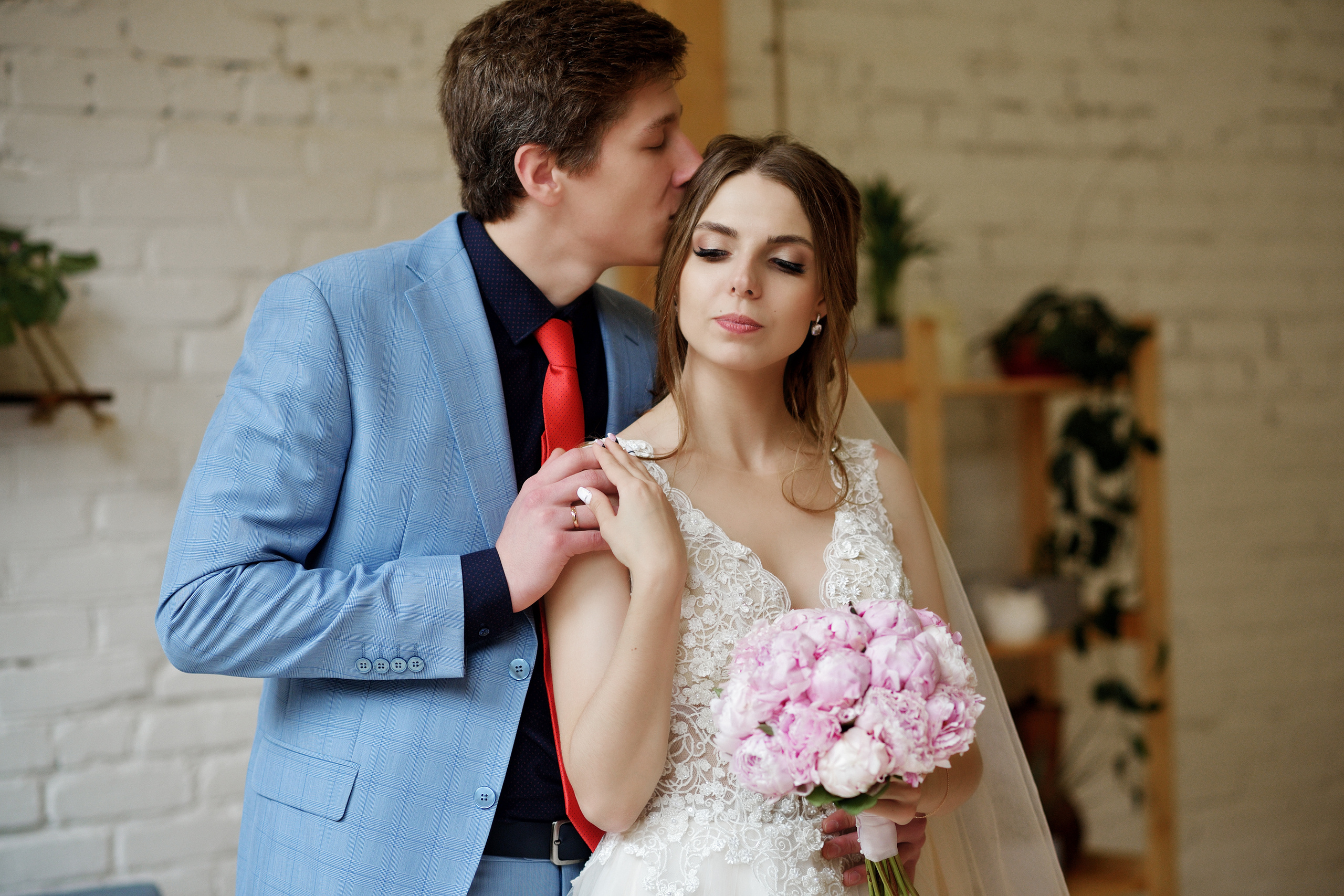 свадебная фотосессия в студии