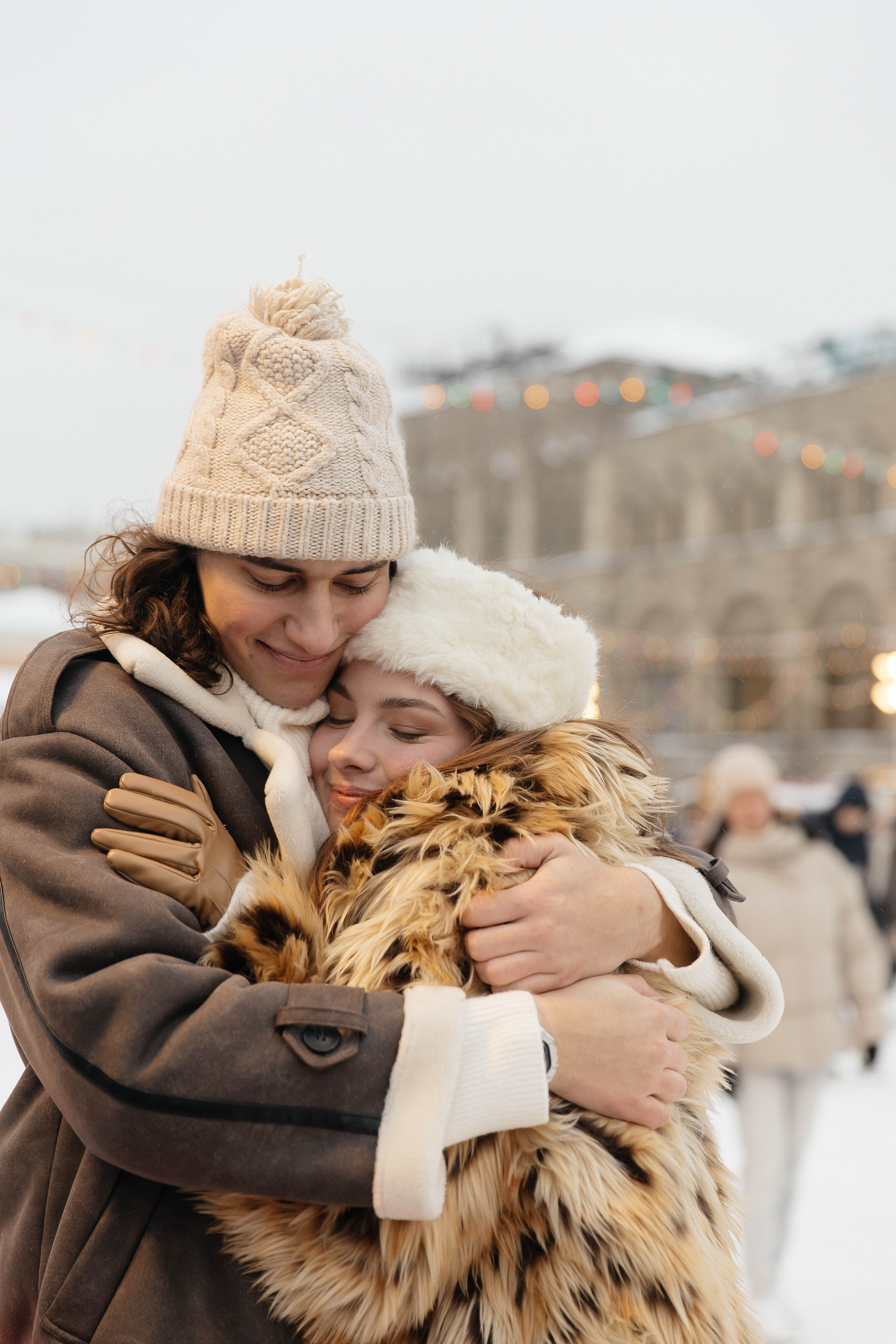 Зимняя история любви. Фотограф индивидуальных женских портретов и LOVEstory в Москве