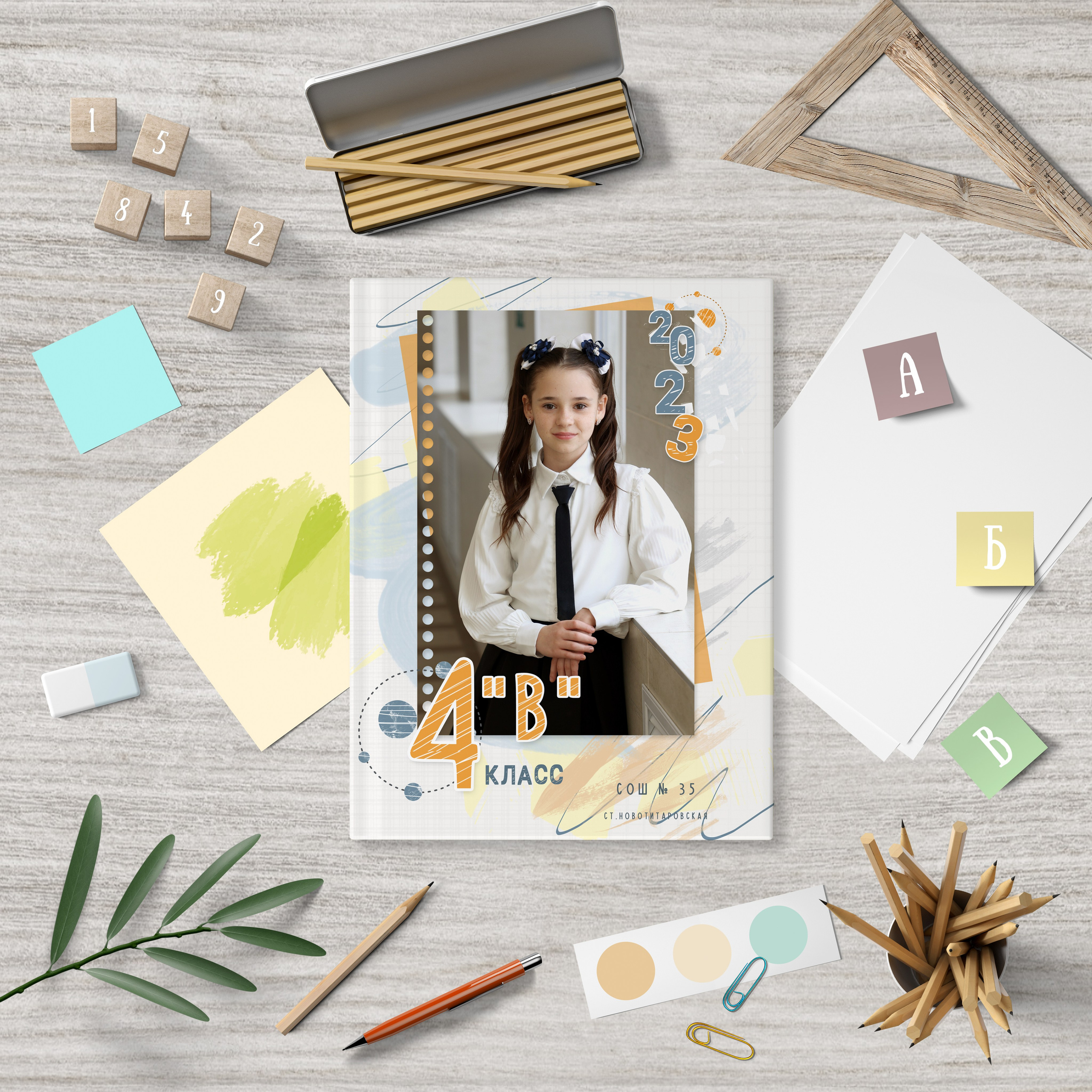 Варианты фотокниг для начальной и старшей школы. Детский школьный и семейный фотограф в Краснодаре
