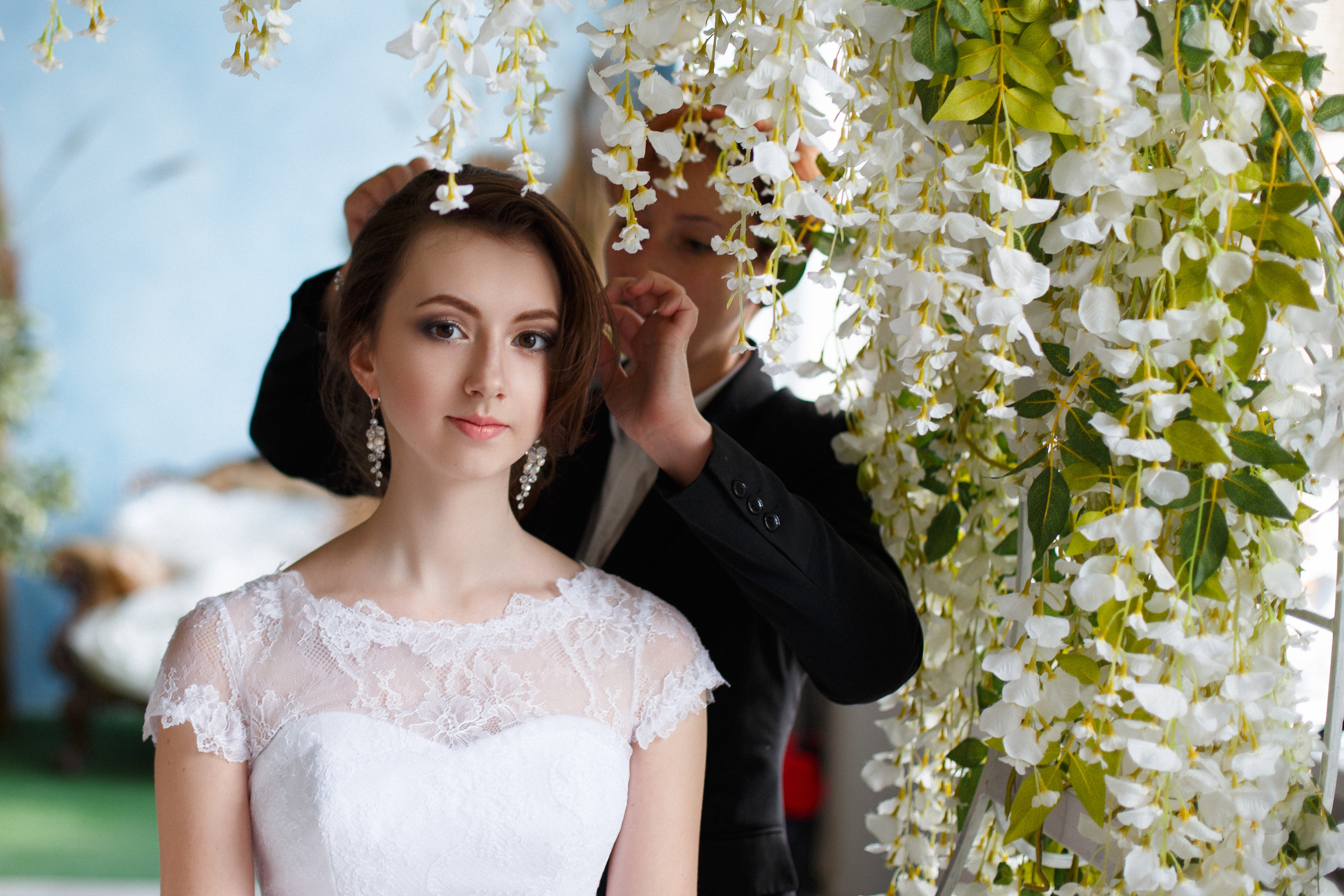 Нежный свадебный макияж для невесты в романтическом стиле восхитительно дополнит Ваш образ и создаст гармонию, подарит ощущение настоящего праздника в этот прекрасный и важный день в Вашей жизни - день свадьбы!