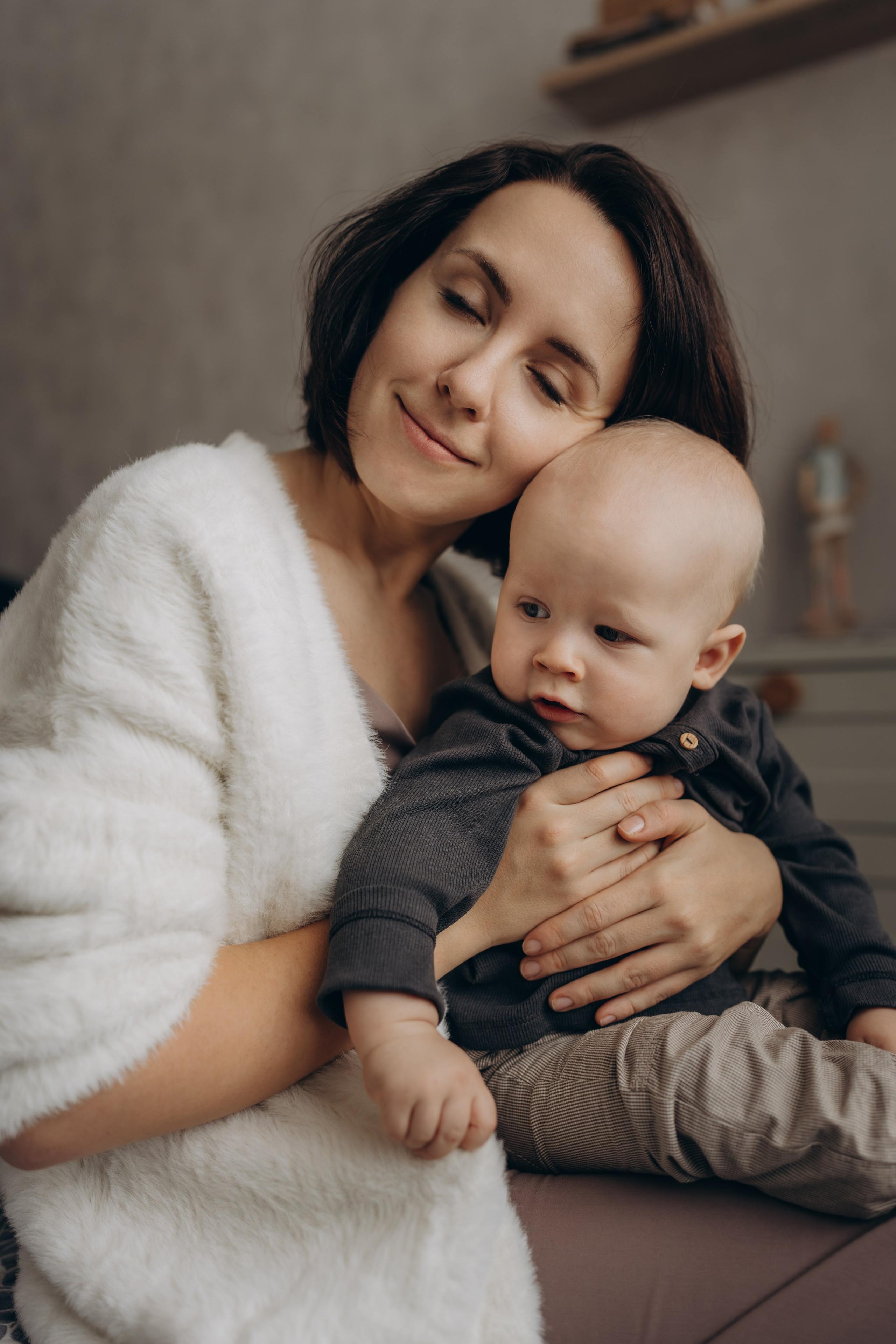 Уют и запах елки. Семейный фотограф Москва. Фотограф беременности и материнства Москва