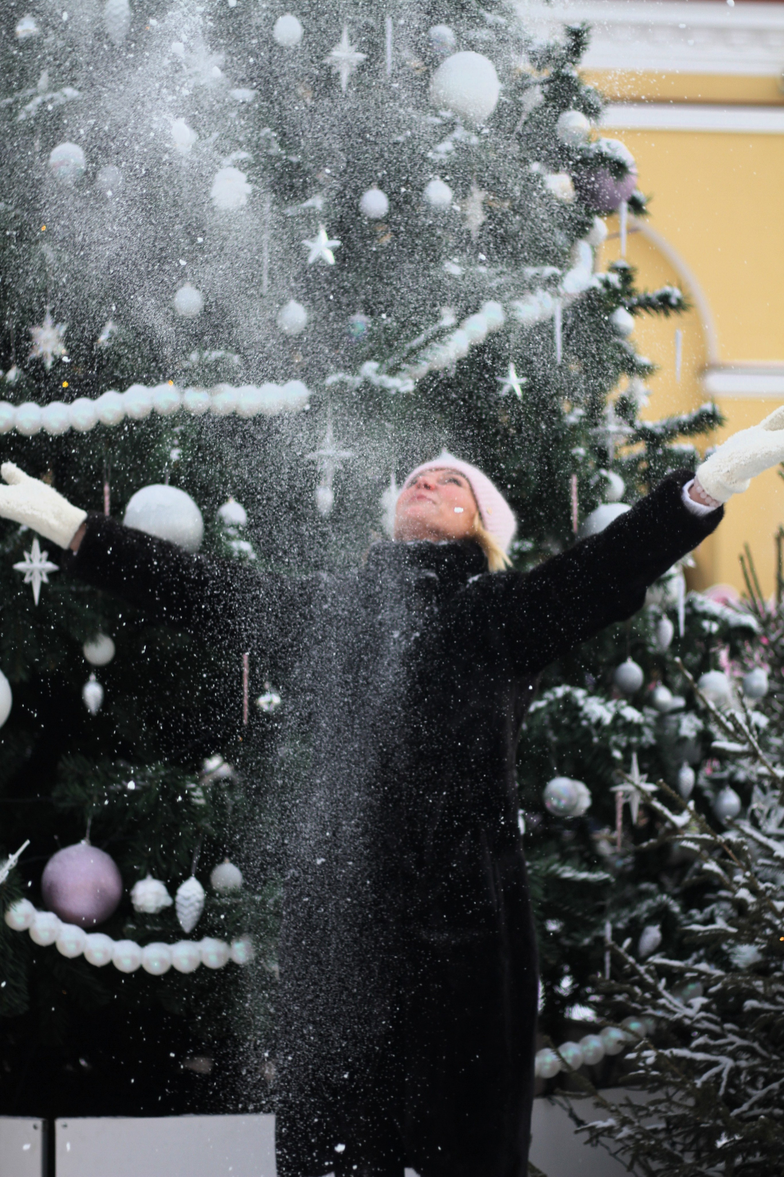 Зимняя фотосессия в Никольских Рядах. Позитивный контент-фотограф в Санкт-Петербурге Мария Устинова
