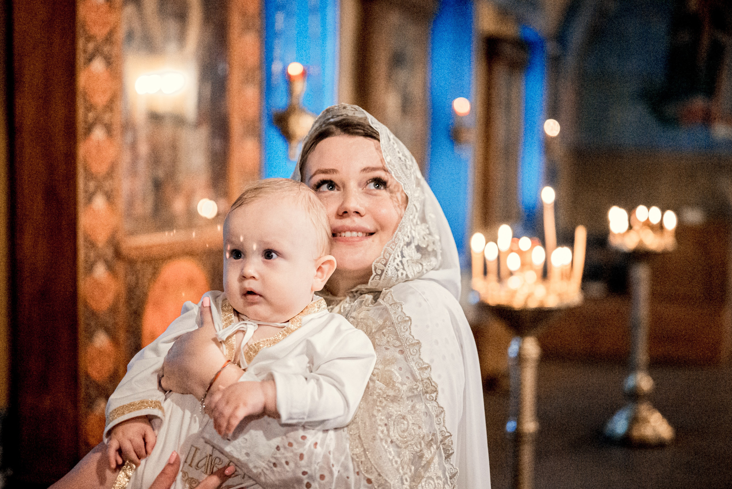 Крещение Александра. Семейный и детский фотограф Москва