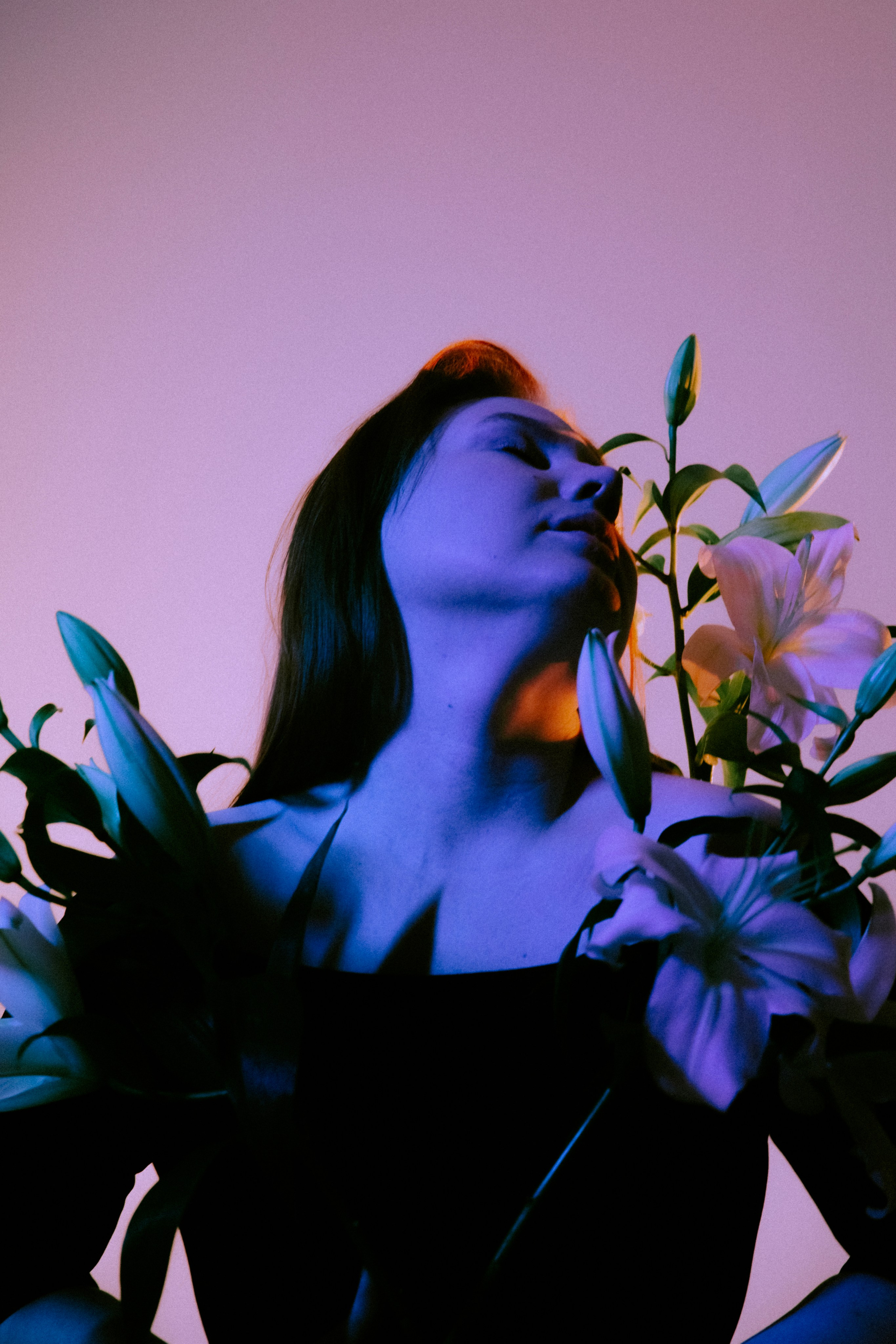 Портреты с цветным светом — творческие фотосессии в Туапсе и Краснодаре