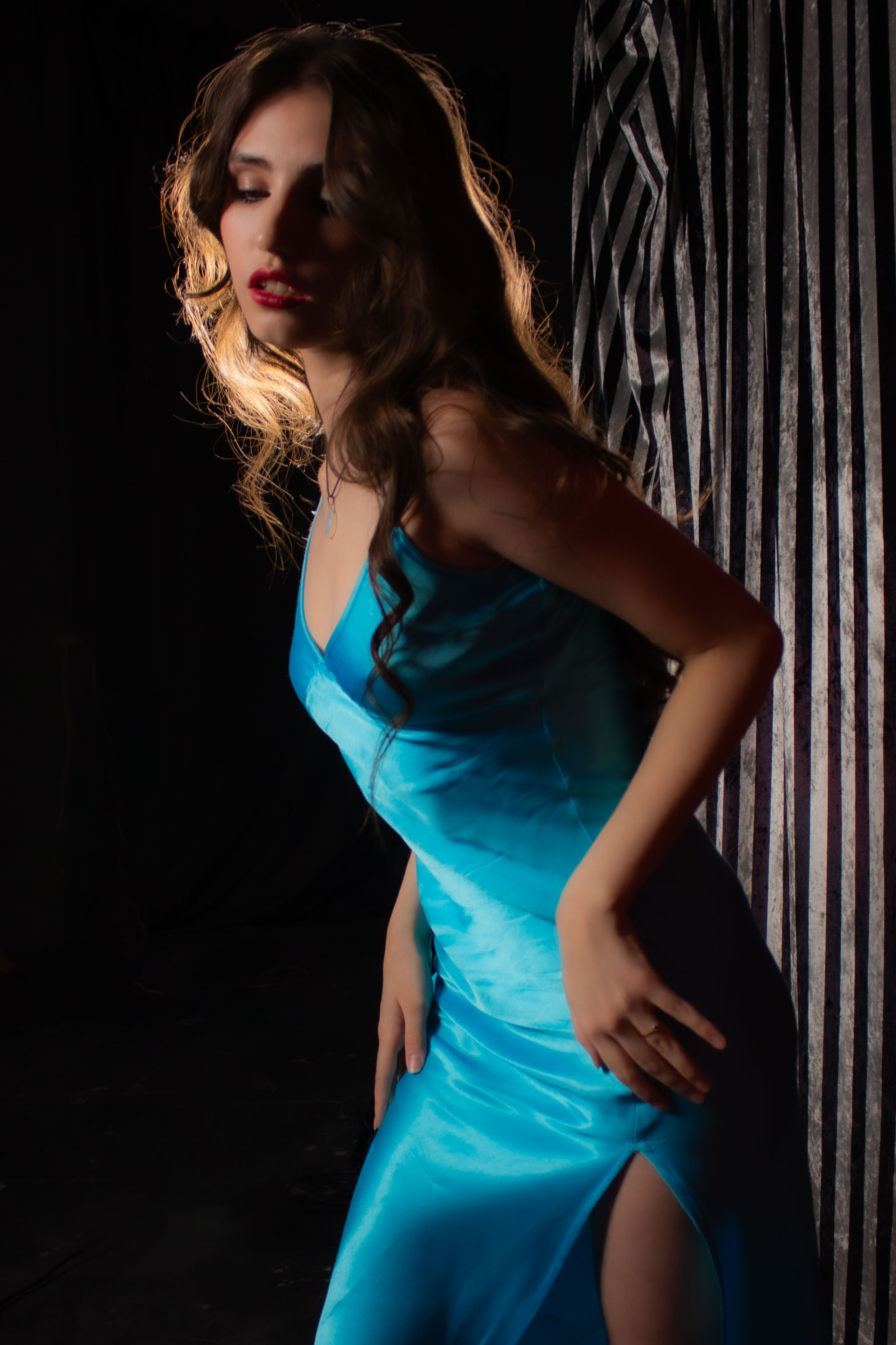 Диана в «Blue velvet». Фотограф Екатерина Козловская