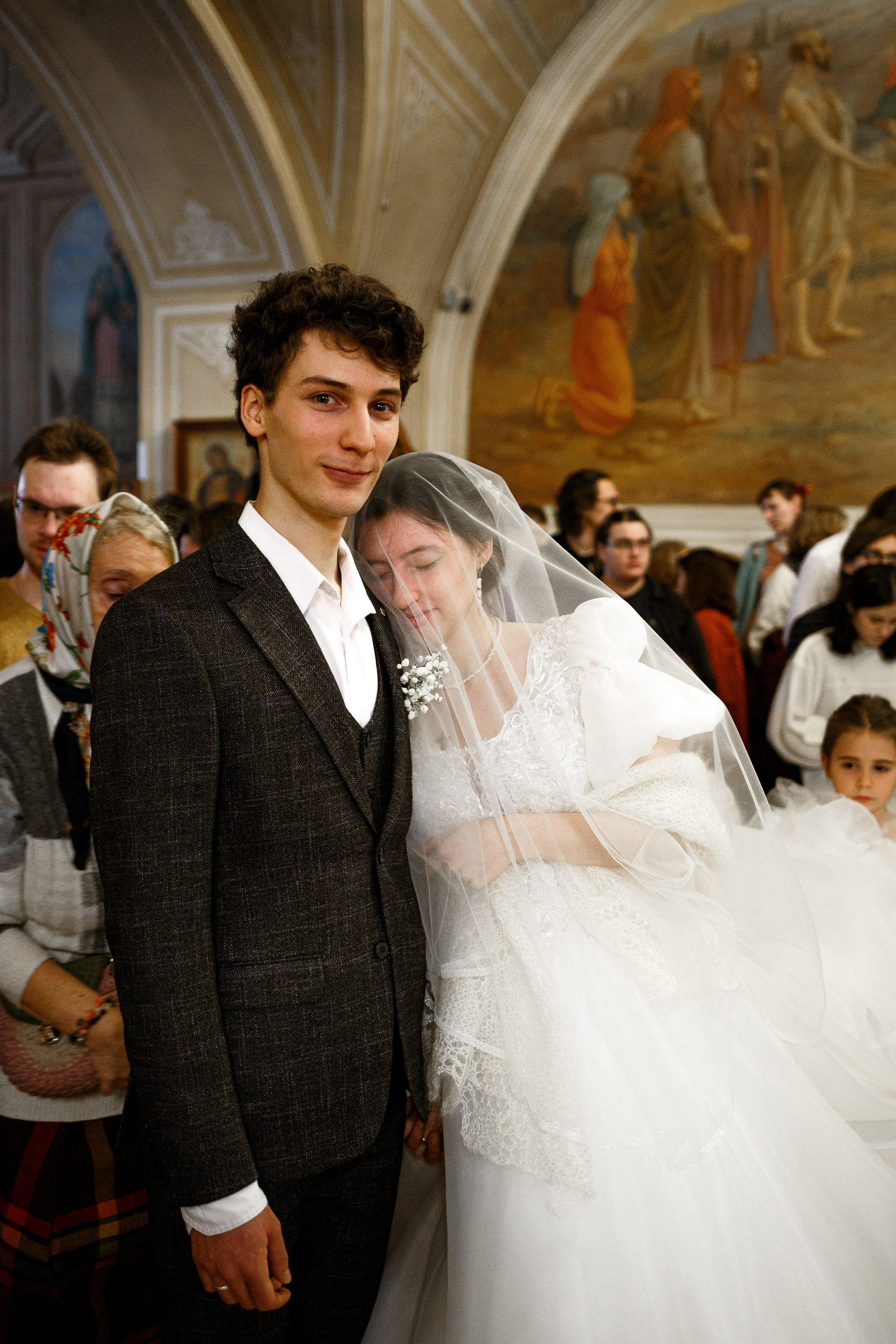 Венчание в храме Космы и Дамиана в Шубине