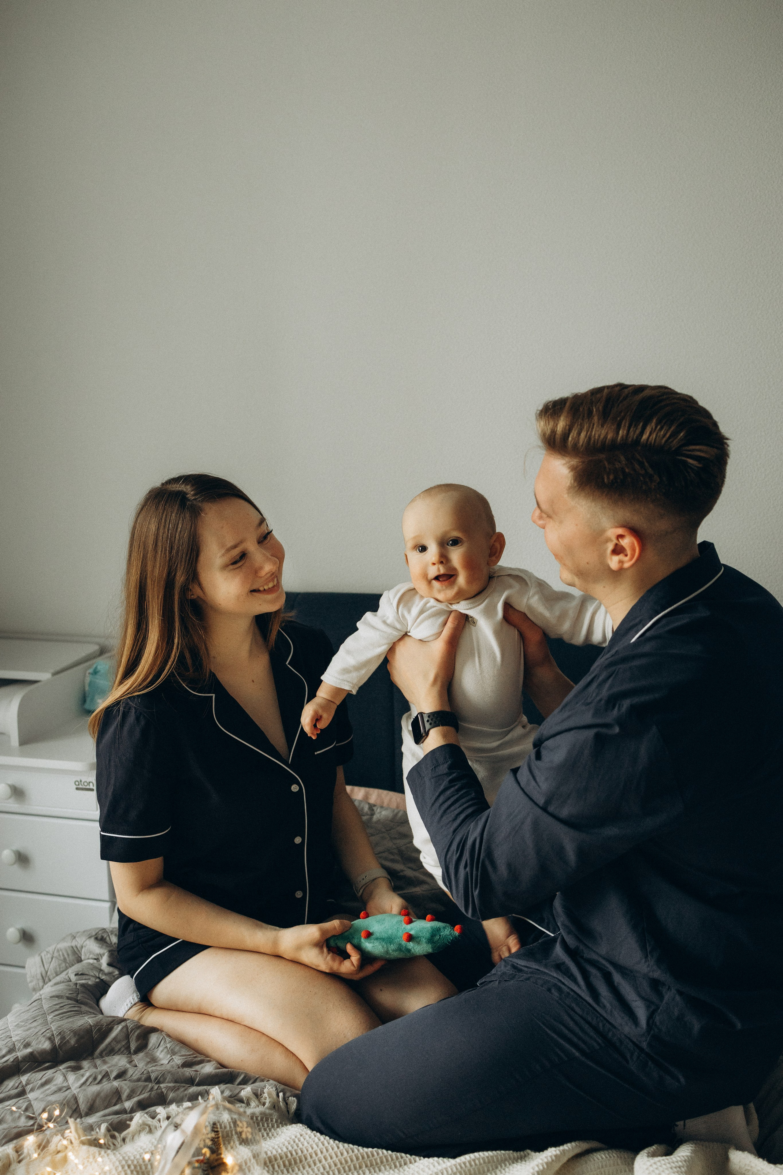 Первый Новый год Андрюши. Фотограф lifestylе в Москве Пшеничная Анастасия